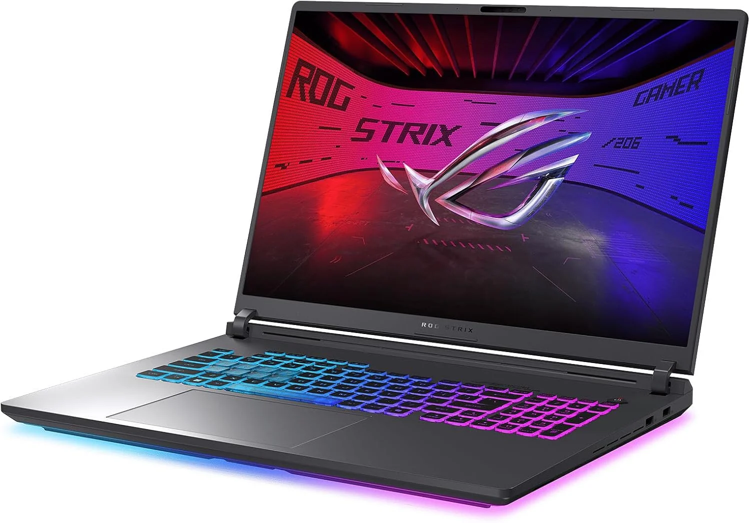 لپ تاپ گیمینگ ایسوس ROG Strix G18 مدل 2025، کارت گرافیک GeForce RTX 5080 با 16 گیگابایت DDR7، پردازنده Intel Ultra 9 275HX، نمایشگر 18 اینچی 2.5K 240Hz Nebula، حافظه رم 64 گیگابایت DDR5، حافظه SSD 8 ترابایت، Wi-Fi 7، کیبورد با نور پس زمینه RGB، ویندوز 11 پرو، به همراه آفیس مادام العمر