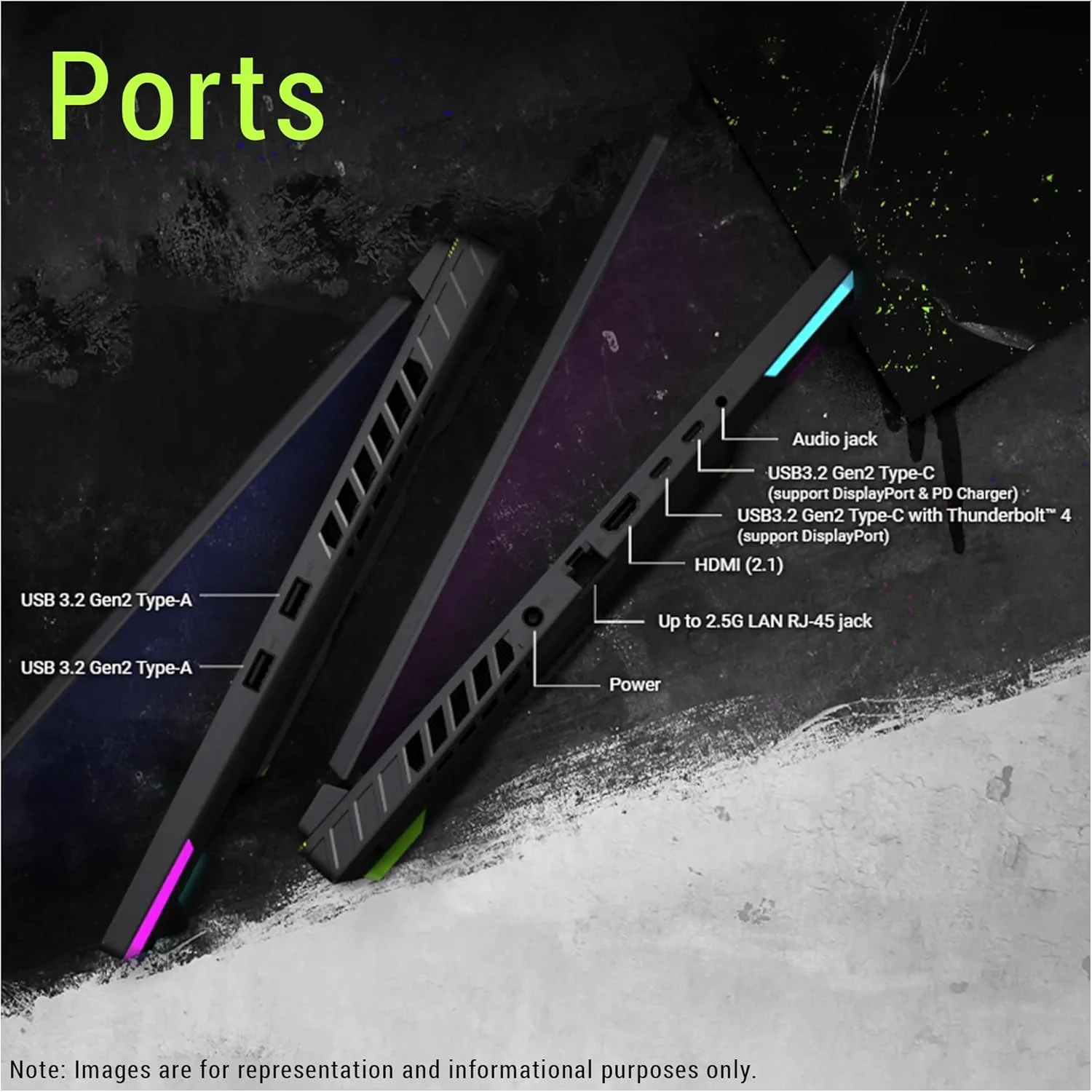 لپ تاپ گیمینگ ایسوس ROG Strix G16، AMD Ryzen 9-9955HX، رم 64 گیگابایتی DDR5، SSD 2 ترابایتی PCIe، نمایشگر 16 اینچی 2.5K (2560x1600)، Nvidia G-Force RTX 5070Ti، کیبورد Chiclet با نور پس زمینه RGB، ویندوز 11 پرو، خاکستری Eclipse