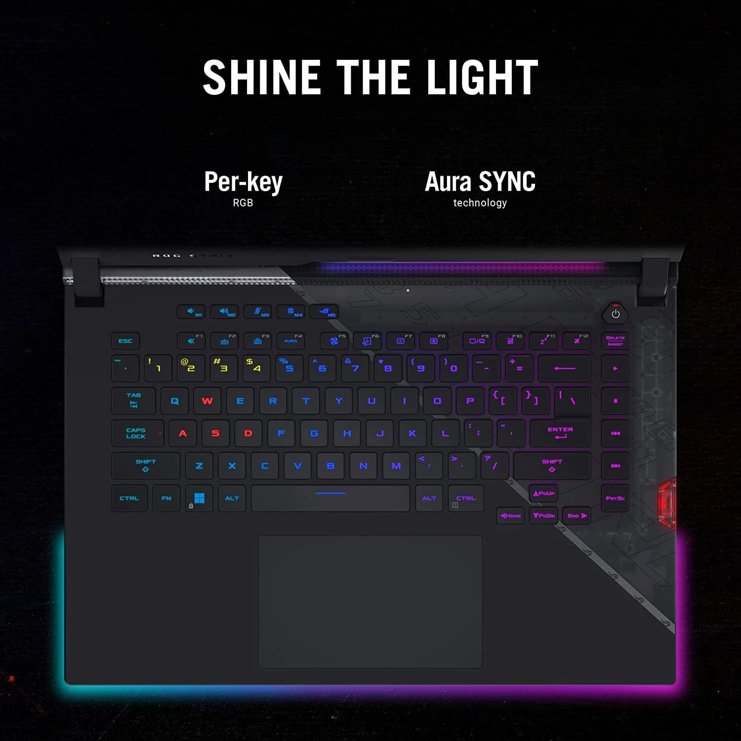 لپ تاپ گیمینگ ایسوس ROG Strix G15، صفحه نمایش 15.6 اینچی 300 هرتز IPS FHD، پردازنده Intel Core i9-12900H، رم 16 گیگابایتی DDR5، حافظه SSD NVMe 1 ترابایتی، کارت گرافیک NVIDIA GeForce RTX 3070 Ti، کیبورد QWERTY با نور پس زمینه RGB برای هر کلید، ویندوز 11 هوم