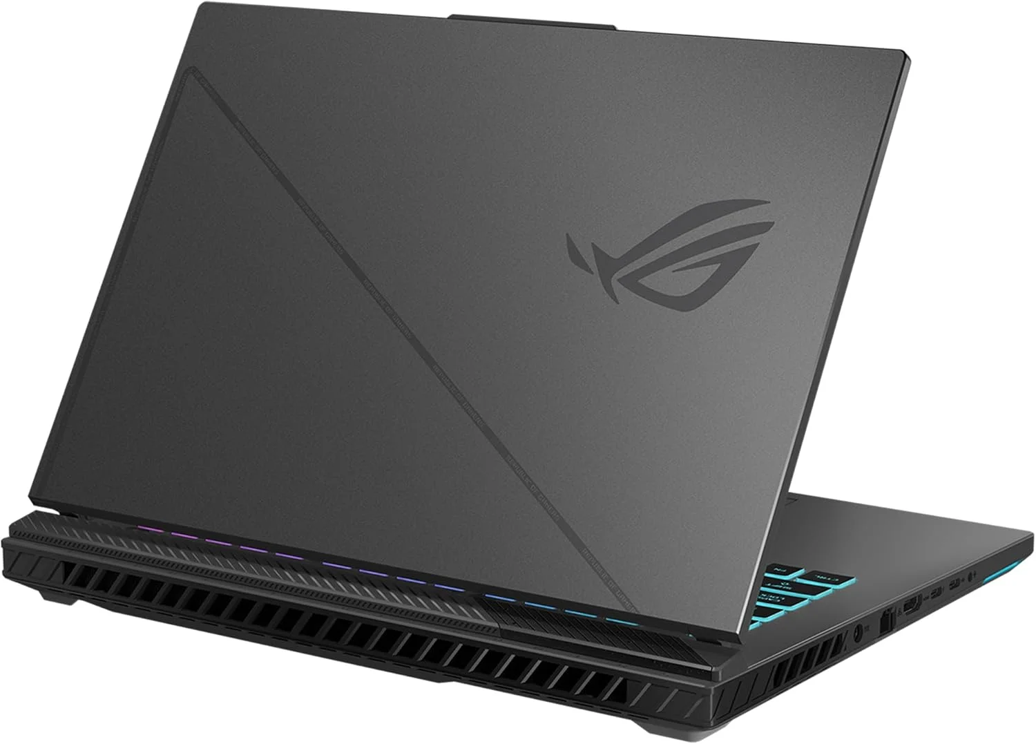 لپ تاپ گیمینگ ایسوس ROG Strix G16، AMD Ryzen 9-9955HX، رم 64 گیگابایتی DDR5، SSD 2 ترابایتی PCIe، نمایشگر 16 اینچی 2.5K (2560x1600)، Nvidia G-Force RTX 5070Ti، کیبورد Chiclet با نور پس زمینه RGB، ویندوز 11 پرو، خاکستری Eclipse