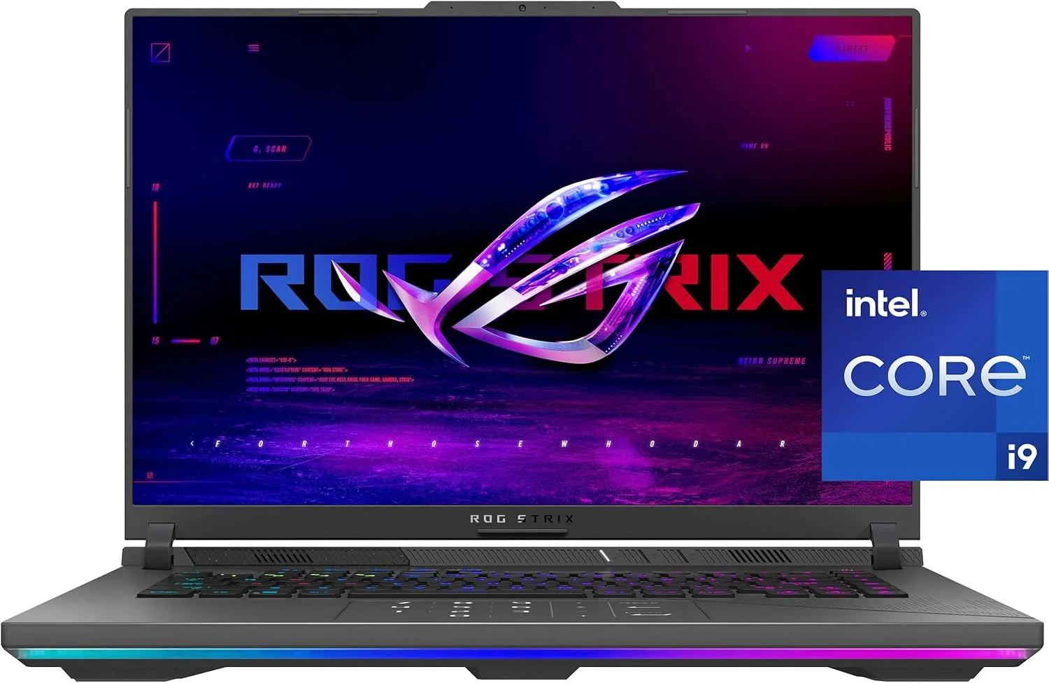 لپ تاپ گیمینگ ایسوس ROG Strix G16 (2024)، 16 اینچ 16:10 QHD 240Hz، GeForce RTX 4070، Intel® Core™ i9-14900HX، 32 گیگابایت DDR5، 1 ترابایت PCIe SSD، Wi-Fi 6E، Windows 11 Pro، G614JIR-XS96