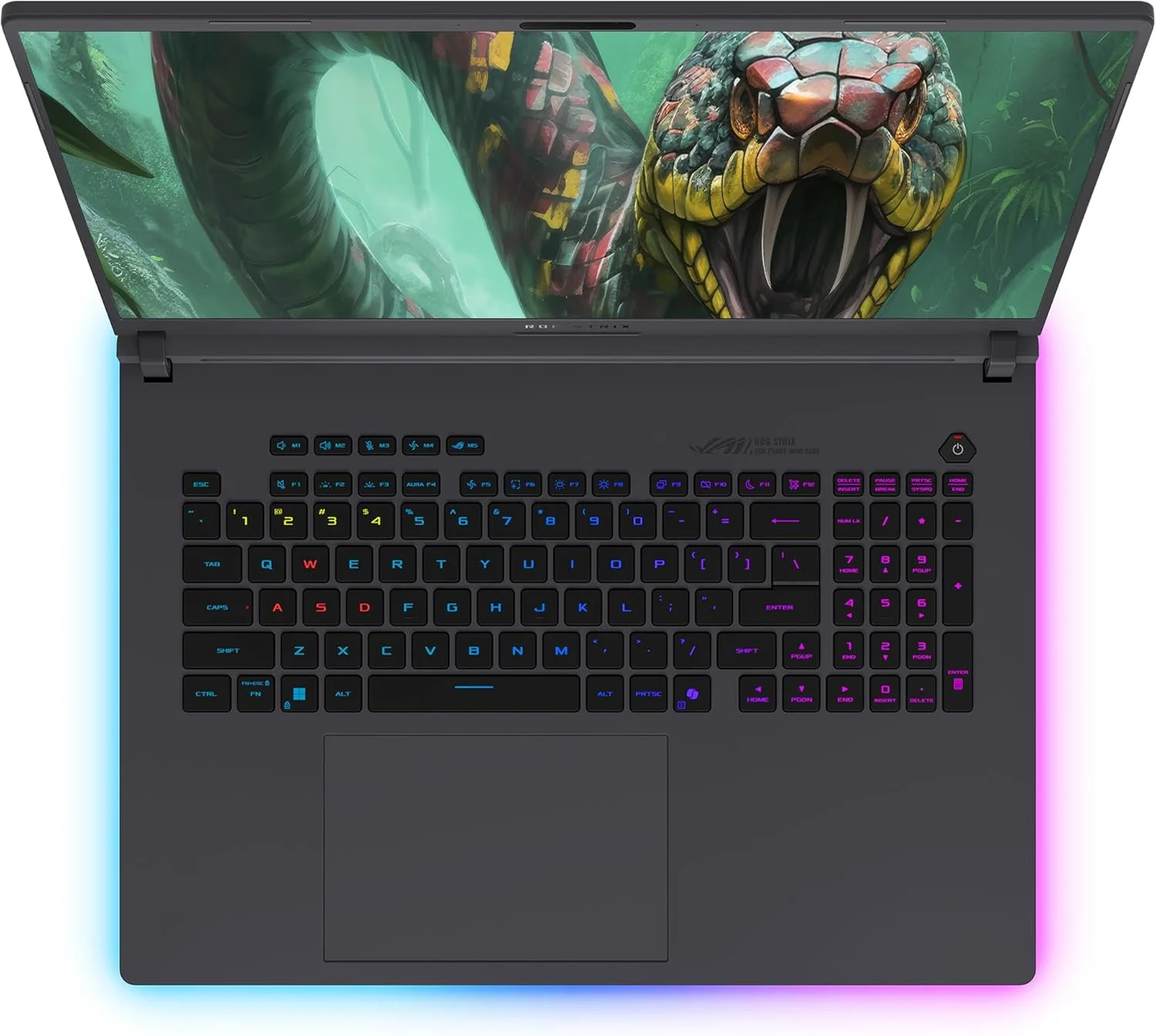لپ تاپ گیمینگ ایسوس ROG Strix G18، پردازنده Intel Ultra 9-275HX، رم 32 گیگابایتی DDR5، حافظه SSD 4 ترابایتی PCIe، نمایشگر 18 اینچی 2.5K (2560x1600) 240 هرتز Nebula، کارت گرافیک N-vidia G-Force RTX 5070Ti، کیبورد RGB 4 ناحیه ای، ویندوز 11 پرو، خاکستری تیره