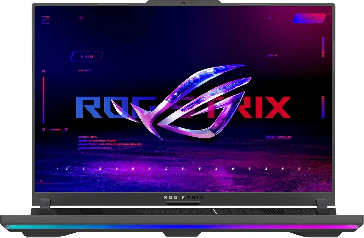 لپ تاپ گیمینگ ایسوس ROG Strix G16 (2024) - پردازنده Intel Core i7-13650HX، صفحه نمایش 16 اینچی FHD 165 هرتز، 16 گیگابایت رم، 1 ترابایت SSD، کارت گرافیک NVIDIA GeForce RTX 4060 8GB، ویندوز 11 لپ تاپ گیمینگ ایسوس ROG Strix G16 (2024) - پردازنده Intel Core i7-13650HX، صفحه نمایش 16 اینچی FHD 165 هرتز، 16 گیگابایت رم، 1 ترابایت SSD، کارت گرافیک NVIDIA GeForce RTX 4060 8GB، ویندوز 11