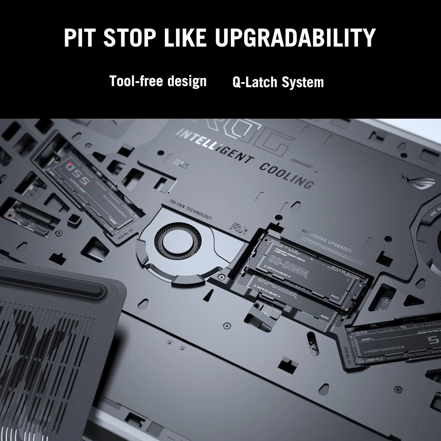 لپ تاپ گیمینگ ایسوس ROG Strix G16 (2025)، صفحه نمایش 16 اینچی FHD+ 16:10 165Hz/3ms، پردازنده گرافیکی لپ تاپ NVIDIA® GeForce RTX™ 5070، پردازنده Intel® Core™ i9 14900HX، 32 گیگابایت DDR5-5600، 1 ترابایت SSD، Wi-Fi 7، Win11 Home لپ تاپ گیمینگ ایسوس ROG Strix G16 (2025)، صفحه نمایش 16 اینچی FHD+ 16:10 165Hz/3ms، پردازنده گرافیکی لپ تاپ NVIDIA® GeForce RTX™ 5070، پردازنده Intel® Core™ i9 14900HX، 32 گیگابایت DDR5-5600، 1 ترابایت SSD، Wi-Fi 7، Win11 Home