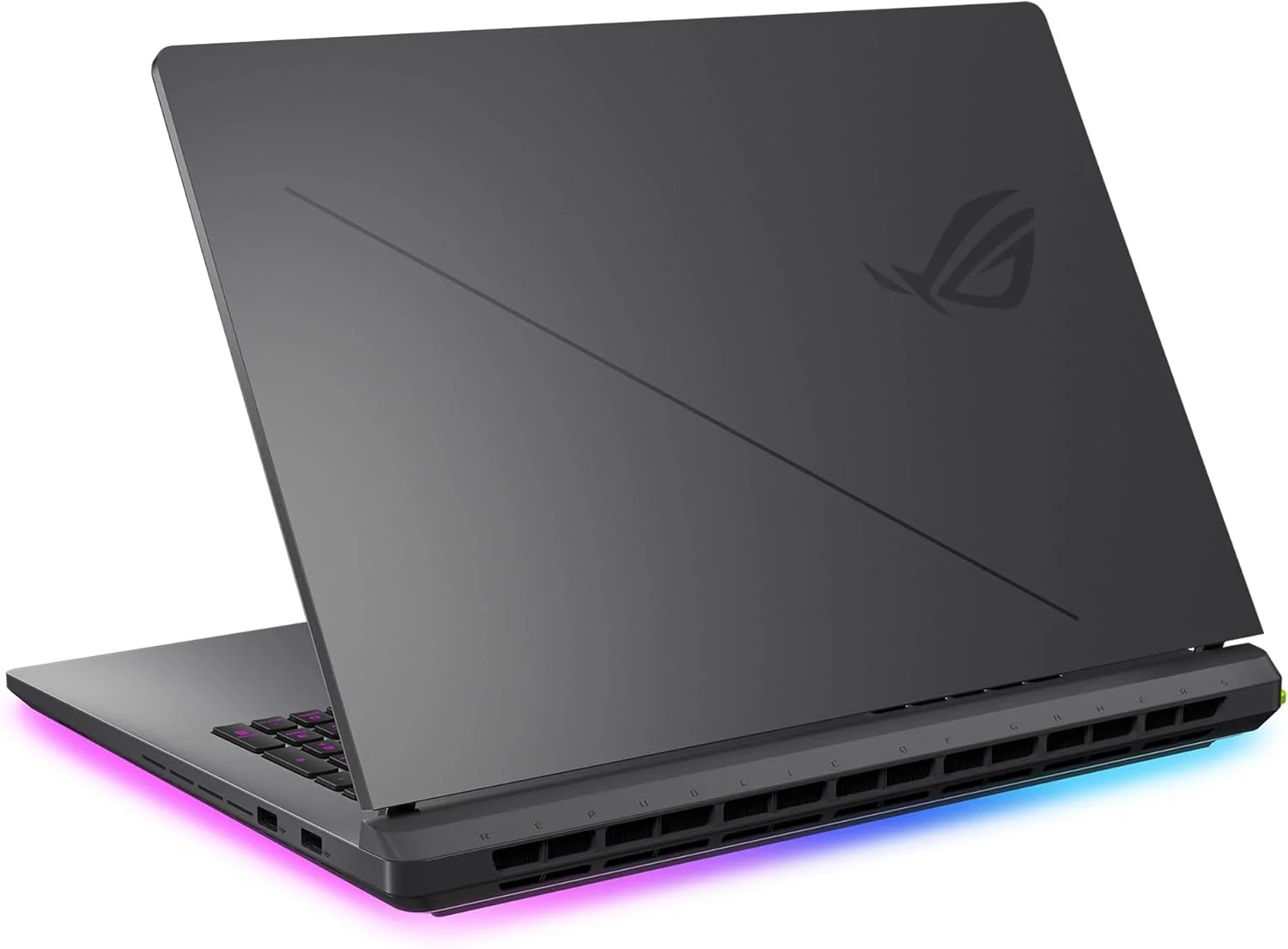 لپ تاپ گیمینگ ایسوس ROG Strix G18، پردازنده Intel Ultra 9-275HX، رم 32 گیگابایتی DDR5، حافظه SSD 4 ترابایتی PCIe، نمایشگر 18 اینچی 2.5K (2560x1600) 240 هرتز Nebula، کارت گرافیک N-vidia G-Force RTX 5070Ti، کیبورد RGB 4 ناحیه ای، ویندوز 11 پرو، خاکستری تیره