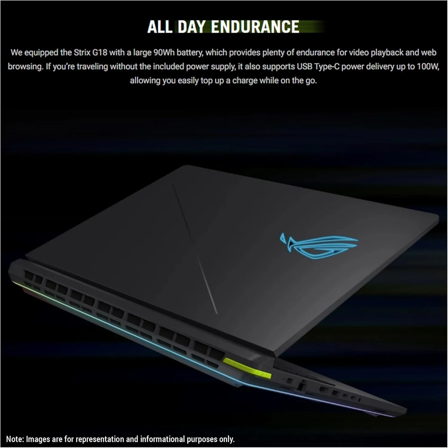 لپ تاپ گیمینگ ایسوس ROG Strix G18، پردازنده Intel Ultra 9-275HX، رم 32 گیگابایتی DDR5، حافظه SSD 4 ترابایتی PCIe، نمایشگر 18 اینچی 2.5K (2560x1600) 240 هرتز Nebula، کارت گرافیک N-vidia G-Force RTX 5070Ti، کیبورد RGB 4 ناحیه ای، ویندوز 11 پرو، خاکستری تیره