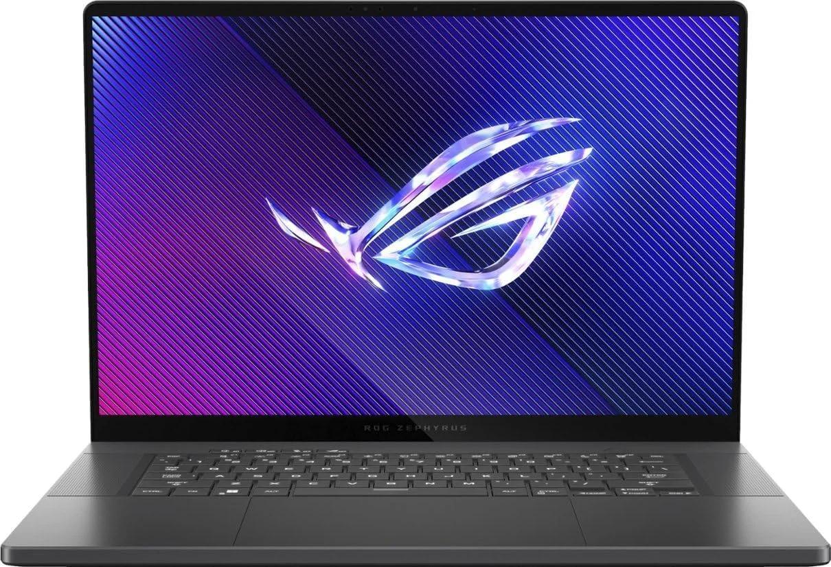 لپ تاپ گیمینگ ایسوس ROG Zephyrus 2024 با صفحه نمایش 16 اینچی OLED 240 هرتز، پردازنده Intel Core Ultra 9 185H، رم 16 گیگابایتی DDR5x، حافظه SSD NVMe 2 ترابایتی، کارت گرافیک NVIDIA GeForce RTX 4070، ویندوز 11 پرو لپ تاپ گیمینگ ایسوس ROG Zephyrus 2024 با صفحه نمایش 16 اینچی OLED 240 هرتز، پردازنده Intel Core Ultra 9 185H، رم 16 گیگابایتی DDR5x، حافظه SSD NVMe 2 ترابایتی، کارت گرافیک NVIDIA GeForce RTX 4070، ویندوز 11 پرو
