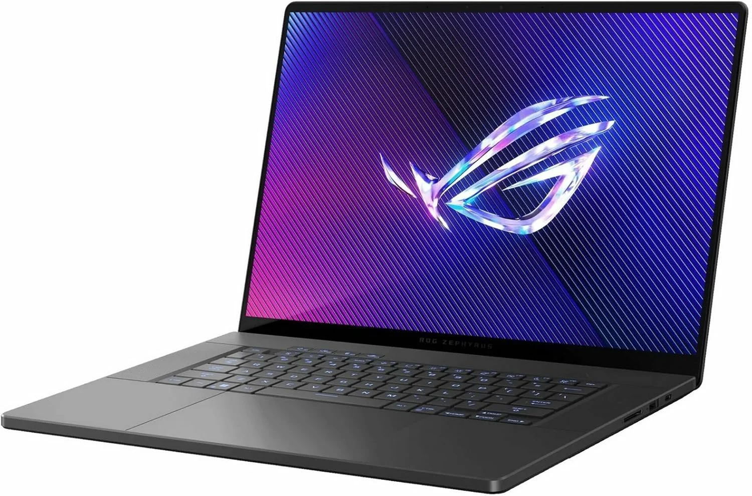 لپ تاپ گیمینگ ایسوس ROG Zephyrus G16، نمایشگر 16 اینچی 240 هرتز OLED QHD، پردازنده Intel Core Ultra 9، رم 16 گیگابایتی LPDDR5، حافظه SSD 1 ترابایتی، کارت گرافیک NVIDIA GeForce RTX 4070، Wi-Fi 6E، کیبورد انگلیسی آمریکایی، ویندوز 11 هوم لپ تاپ گیمینگ ایسوس ROG Zephyrus G16، نمایشگر 16 اینچی 240 هرتز OLED QHD، پردازنده Intel Core Ultra 9، رم 16 گیگابایتی LPDDR5، حافظه SSD 1 ترابایتی، کارت گرافیک NVIDIA GeForce RTX 4070، Wi-Fi 6E، کیبورد انگلیسی آمریکایی، ویندوز 11 هوم