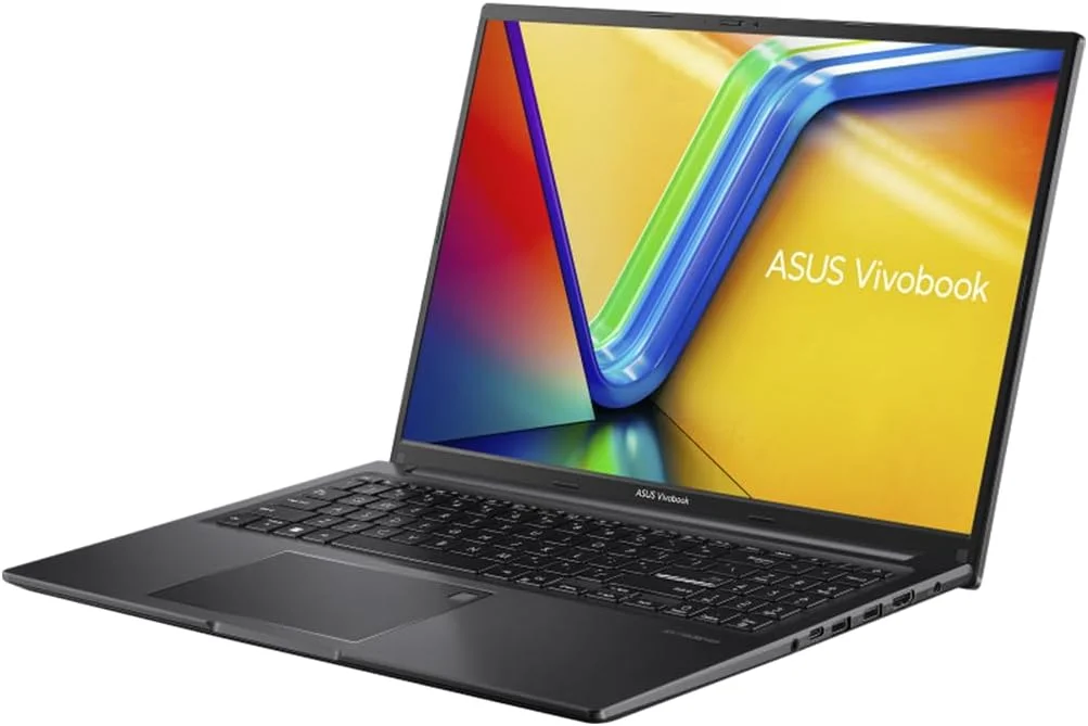 لپ تاپ ASUS VivoBook 16 اینچ WUXGA IPS | کیبورد Chiclet انگلیسی | M1605YA-MB345 | AMD R7-7730U | رم 8 گیگابایت | 512 گیگابایت SSD | ویندوز 11 پرو (ارتقا یافته) - مشکی تیره لپ تاپ ASUS VivoBook 16 اینچ WUXGA IPS | کیبورد Chiclet انگلیسی | M1605YA-MB345 | AMD R7-7730U | رم 8 گیگابایت | 512 گیگابایت SSD | ویندوز 11 پرو (ارتقا یافته) - مشکی تیره