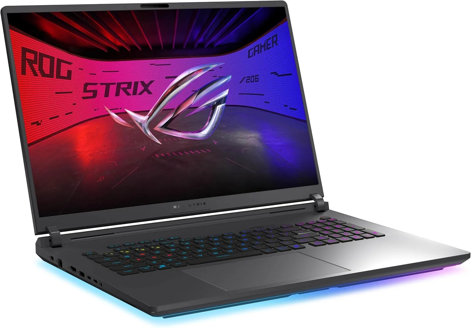 لپ تاپ گیمینگ ایسوس ROG Strix G18 (2025)، نمایشگر 18 اینچی ROG Nebula با نسبت تصویر 16:10 و رزولوشن 2.5K و نرخ 240 هرتز/3 میلیثانیه، کارت گرافیک NVIDIA® GeForce RTX™ 5070، پردازنده Intel® Core™ Ultra 9 275HX، حافظه رم 32 گیگابایت DDR5-5600، حافظه SSD 2 ترابایت PCIe Gen 4، وایفای 7، ویندوز 11 پرو لپ تاپ گیمینگ ایسوس ROG Strix G18 (2025)، نمایشگر 18 اینچی ROG Nebula با نسبت تصویر 16:10 و رزولوشن 2.5K و نرخ 240 هرتز/3 میلیثانیه، کارت گرافیک NVIDIA® GeForce RTX™ 5070، پردازنده Intel® Core™ Ultra 9 275HX، حافظه رم 32 گیگابایت DDR5-5600، حافظه SSD 2 ترابایت PCIe Gen 4، وایفای 7، ویندوز 11 پرو