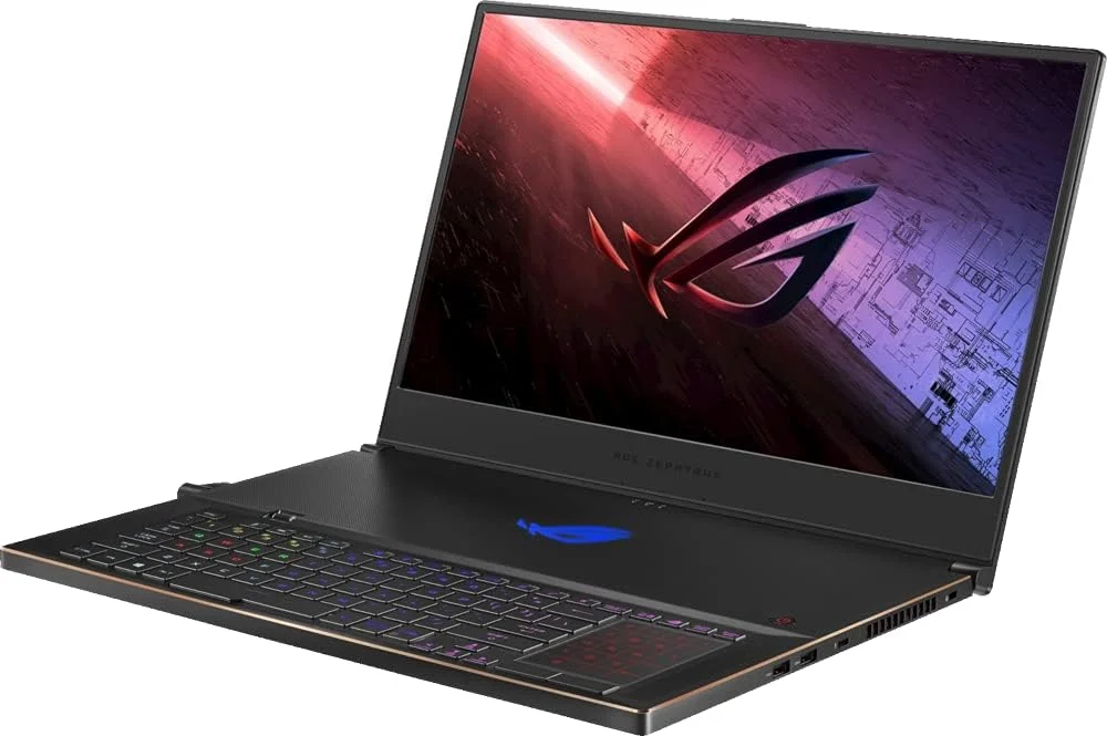لپ تاپ گیمینگ ایسوس ROG Zephyrus S17 (2020)، صفحه نمایش 17.3 اینچی 300 هرتز IPS نوع FHD، کارت گرافیک NVIDIA GeForce RTX 2080S، پردازنده Intel Core i7-10875H، رم 32 گیگابایت DDR4، حافظه SSD 1 ترابایت PCIe، کیبورد RGB با نورپردازی مجزا برای هر کلید، Thunderbolt 3، ویندوز 10، GX701LXS-XS78 لپ تاپ گیمینگ ایسوس ROG Zephyrus S17 (2020)، صفحه نمایش 17.3 اینچی 300 هرتز IPS نوع FHD، کارت گرافیک NVIDIA GeForce RTX 2080S، پردازنده Intel Core i7-10875H، رم 32 گیگابایت DDR4، حافظه SSD 1 ترابایت PCIe، کیبورد RGB با نورپردازی مجزا برای هر کلید، Thunderbolt 3، ویندوز 10، GX701LXS-XS78