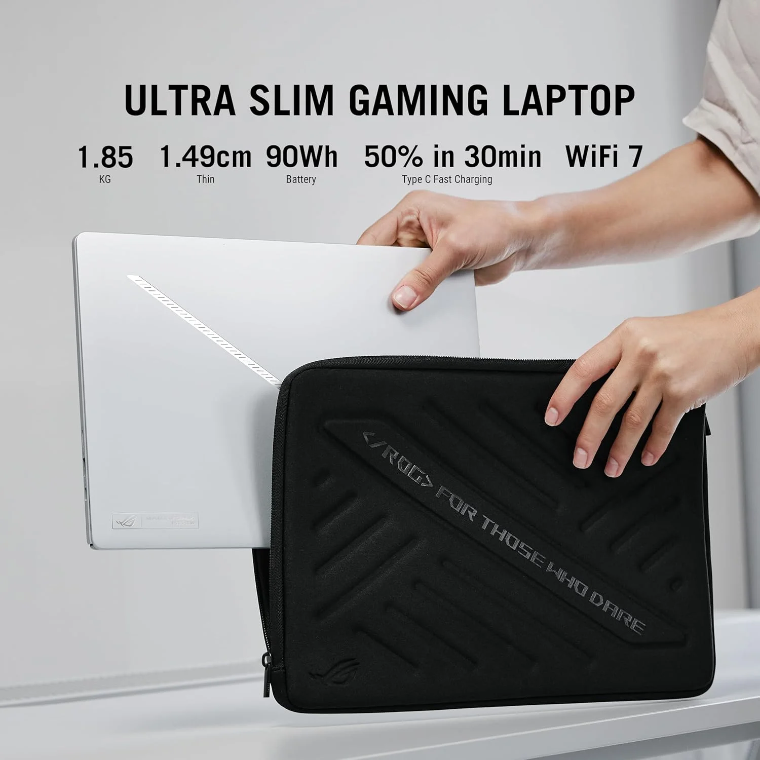 لپ تاپ گیمینگ ایسوس ROG Zephyrus G16 (2025) | NVIDIA RTX 5070 8GB | AMD Ryzen AI 7 350 | رم 32 گیگابایت | SSD 2 ترابایت | نمایشگر 16 اینچی 240 هرتز 2.5K OLED | ویندوز 11 هوم [GA605KP-AI-OLED322W]