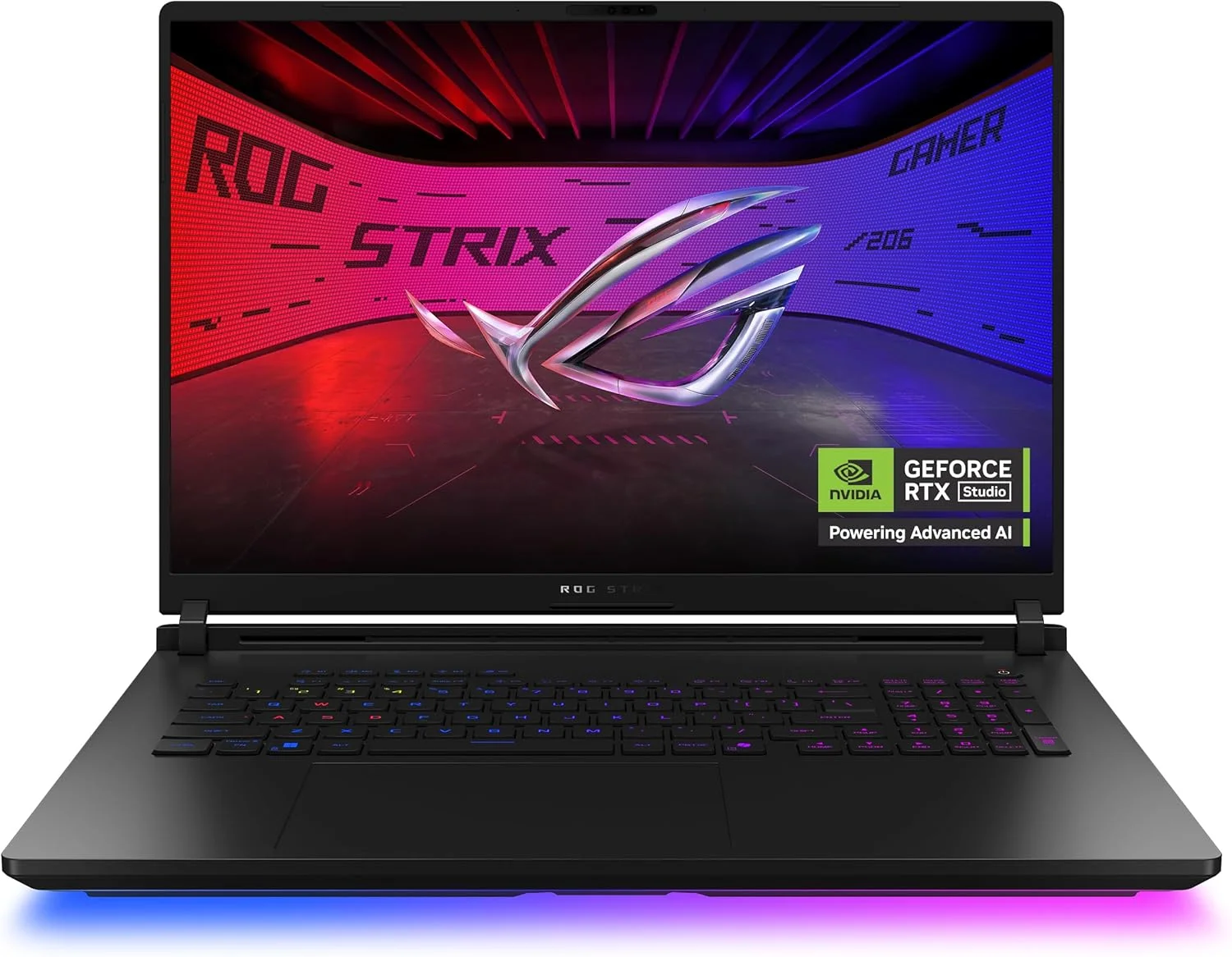 لپ تاپ گیمینگ ROG Strix SCAR 18 G835LX-SA047W با پردازنده CORE ULTRA 9، رم 64 گیگابایت، 2 ترابایت SSD PCIE G4 (عملکرد بالا) + 2 ترابایت SSD PCIE G4 (عملکرد بالا)، کارت گرافیک NVIDIA RTX5090 با 24 گیگابایت GDDR7، ویندوز 11 هوم، صفحه نمایش 18 اینچی، کیبورد انگلیسی-عربی، رنگ مشکی