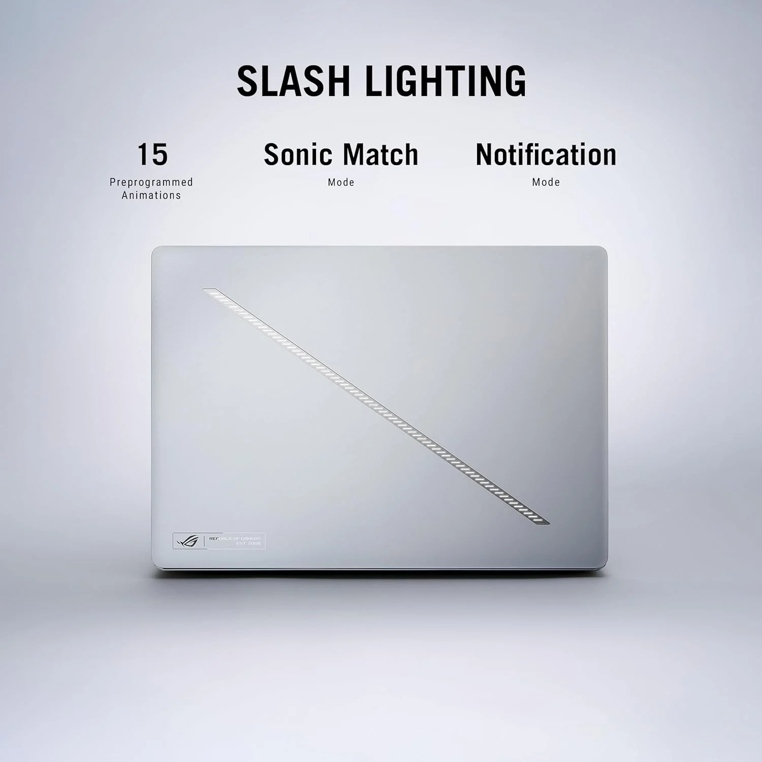 لپ تاپ گیمینگ ایسوس ROG Zephyrus G14، پردازنده AMD Ryzen AI 9 HX 370، کارت گرافیک NVIDIA RTX 5060 8GB، رم 32 گیگابایت، SSD 1 ترابایت، صفحه نمایش 14.0 اینچی 3K OLED 120 هرتز، ویندوز 11، سفید پلاتینی [GA403WM-AI-OLED-321W]