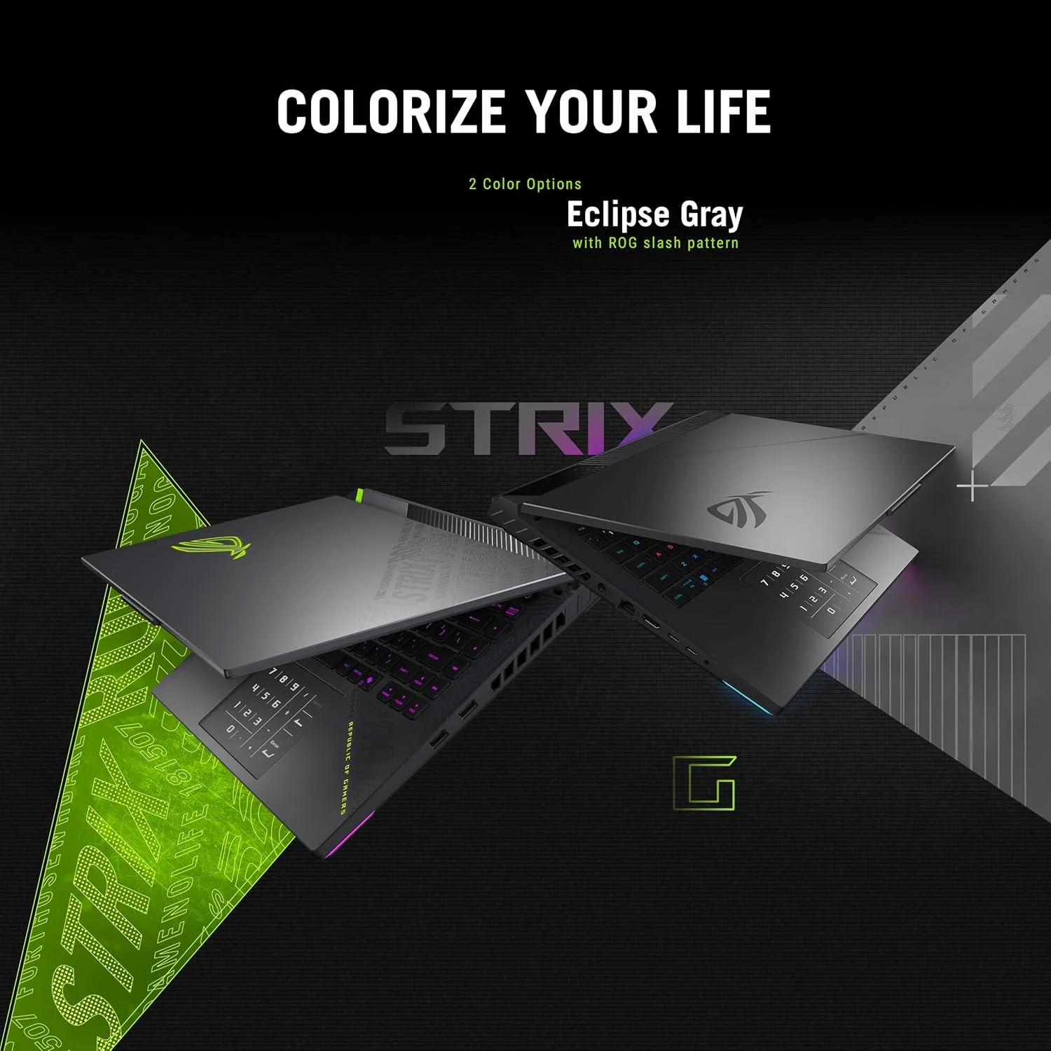 لپ تاپ گیمینگ ROG Strix G16 | AMD Ryzen 9 9955HX3D | رم 32 گیگابایت | SSD 1 ترابایت | NV RTX5070 Ti | ویندوز 11 هوم | نمایشگر 16 اینچی (2560 x 1600, WQXGA) 240 هرتز | خاکستری [G614FR-G32X3D]