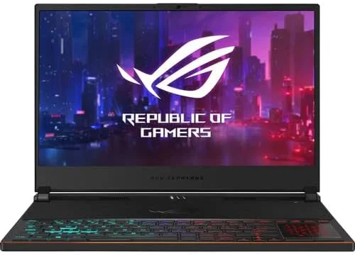 لپ تاپ گیمینگ فوق باریک ایسوس ROG Zephyrus S، صفحه نمایش 15.6 اینچی 144 هرتز IPS نوع FHD، GeForce RTX 2070، Intel Core i7-9750H، 16 گیگابایت DDR4، 512 گیگابایت PCIe Nvme SSD، Aura Sync RGB، ویندوز 10، GX531GW-AB76 لپ تاپ گیمینگ فوق باریک ایسوس ROG Zephyrus S، صفحه نمایش 15.6 اینچی 144 هرتز IPS نوع FHD، GeForce RTX 2070، Intel Core i7-9750H، 16 گیگابایت DDR4، 512 گیگابایت PCIe Nvme SSD، Aura Sync RGB، ویندوز 10، GX531GW-AB76