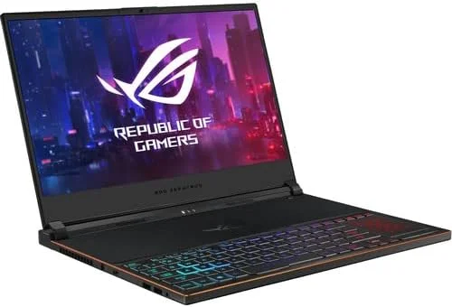 لپ تاپ گیمینگ فوق باریک ایسوس ROG Zephyrus S، صفحه نمایش 15.6 اینچی 144 هرتز IPS نوع FHD، GeForce RTX 2070، Intel Core i7-9750H، 16 گیگابایت DDR4، 512 گیگابایت PCIe Nvme SSD، Aura Sync RGB، ویندوز 10، GX531GW-AB76 لپ تاپ گیمینگ فوق باریک ایسوس ROG Zephyrus S، صفحه نمایش 15.6 اینچی 144 هرتز IPS نوع FHD، GeForce RTX 2070، Intel Core i7-9750H، 16 گیگابایت DDR4، 512 گیگابایت PCIe Nvme SSD، Aura Sync RGB، ویندوز 10، GX531GW-AB76