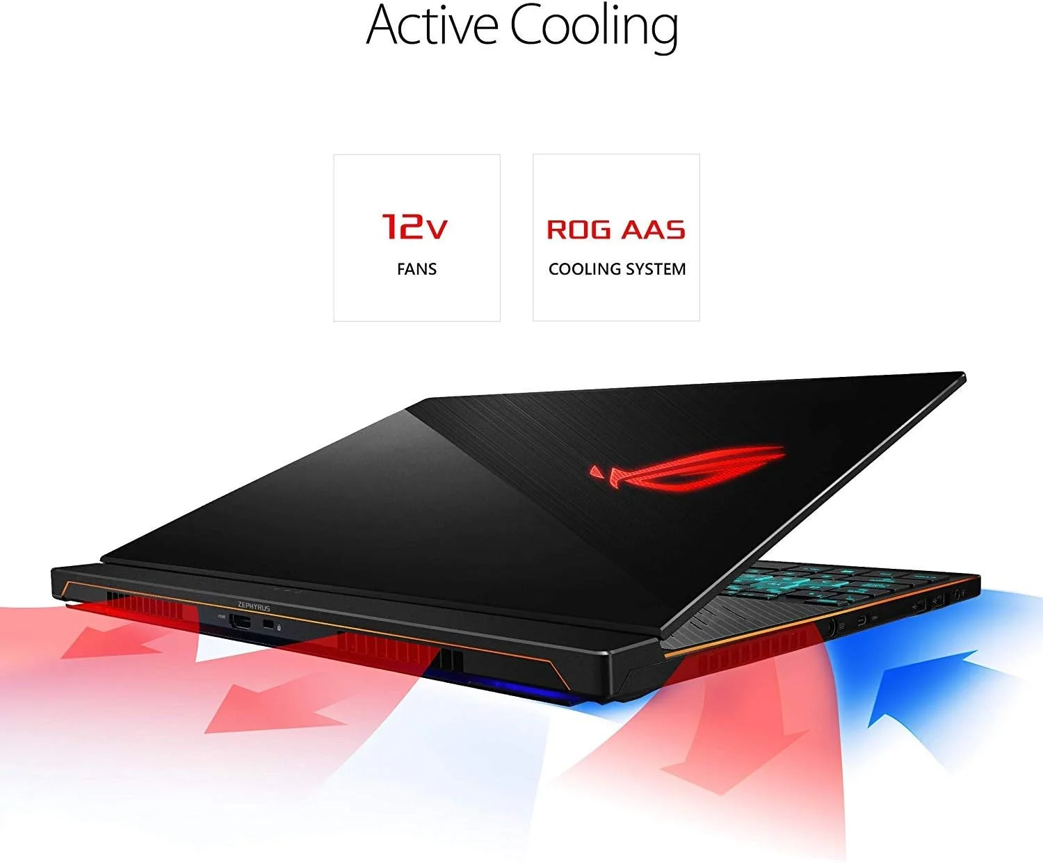 لپ تاپ گیمینگ فوق باریک ایسوس ROG Zephyrus S، صفحه نمایش 15.6 اینچی 144 هرتز IPS نوع FHD، GeForce RTX 2070، Intel Core i7-9750H، 16 گیگابایت DDR4، 512 گیگابایت PCIe Nvme SSD، Aura Sync RGB، ویندوز 10، GX531GW-AB76 لپ تاپ گیمینگ فوق باریک ایسوس ROG Zephyrus S، صفحه نمایش 15.6 اینچی 144 هرتز IPS نوع FHD، GeForce RTX 2070، Intel Core i7-9750H، 16 گیگابایت DDR4، 512 گیگابایت PCIe Nvme SSD، Aura Sync RGB، ویندوز 10، GX531GW-AB76