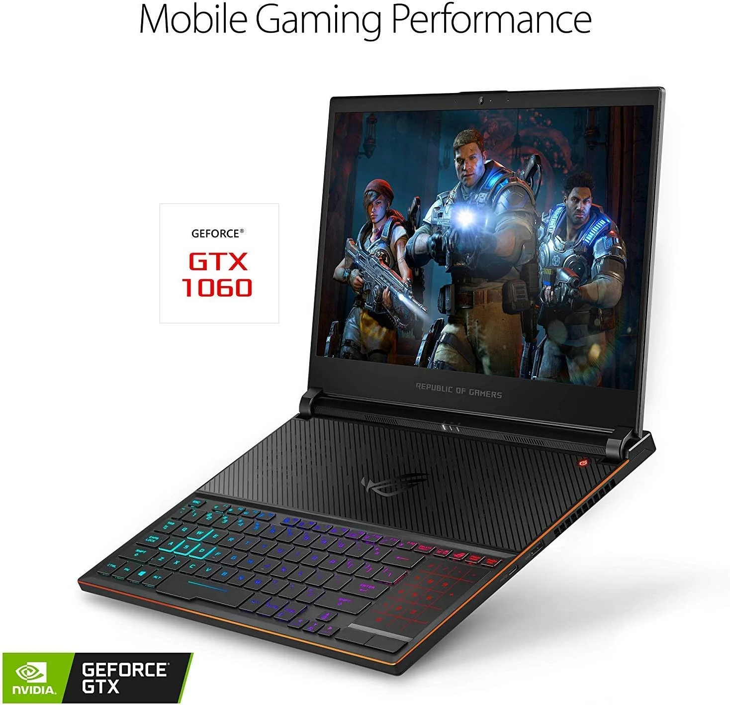 لپ تاپ گیمینگ فوق باریک ایسوس ROG Zephyrus S، صفحه نمایش 15.6 اینچی 144 هرتز IPS نوع FHD، GeForce RTX 2070، Intel Core i7-9750H، 16 گیگابایت DDR4، 512 گیگابایت PCIe Nvme SSD، Aura Sync RGB، ویندوز 10، GX531GW-AB76 لپ تاپ گیمینگ فوق باریک ایسوس ROG Zephyrus S، صفحه نمایش 15.6 اینچی 144 هرتز IPS نوع FHD، GeForce RTX 2070، Intel Core i7-9750H، 16 گیگابایت DDR4، 512 گیگابایت PCIe Nvme SSD، Aura Sync RGB، ویندوز 10، GX531GW-AB76