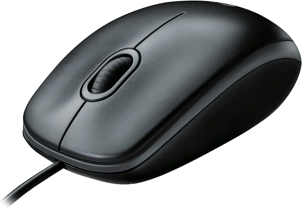 موش اپتیکال USB لاجیتک B100 مشکی - موش، 800 DPI، USB، اپتیکال (مشکی)