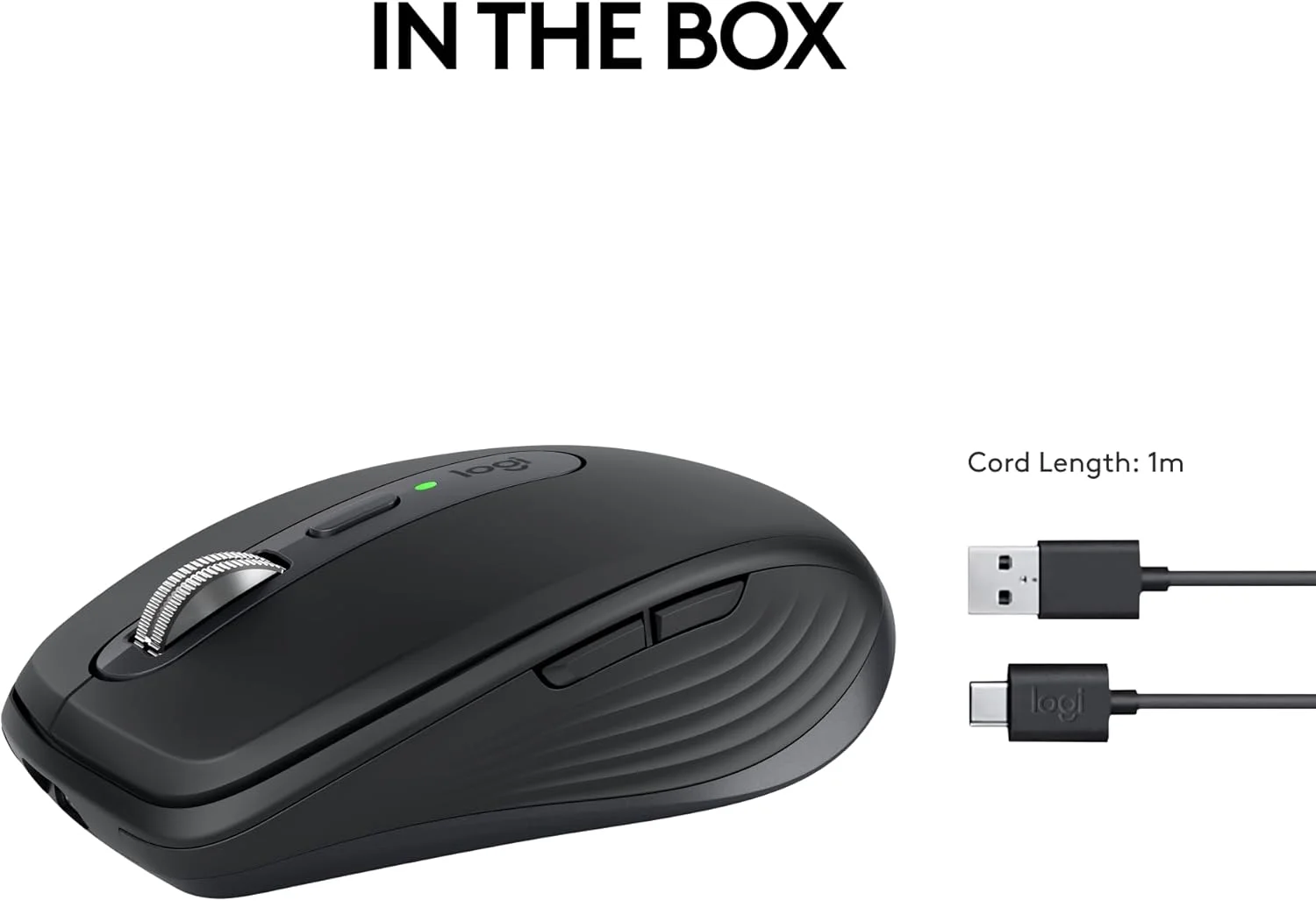 موس بی سیم جمع و جور لاجیتک MX Anywhere 3S، اسکرول سریع در همه جا، DPI 8K، بی صدا، دکمه های قابل برنامه ریزی، USB C، بلوتوث، ویندوز، لینوکس، کروم، مک - مشکی موس بی سیم جمع و جور لاجیتک MX Anywhere 3S، اسکرول سریع در همه جا، DPI 8K، بی صدا، دکمه های قابل برنامه ریزی، USB C، بلوتوث، ویندوز، لینوکس، کروم، مک - مشکی