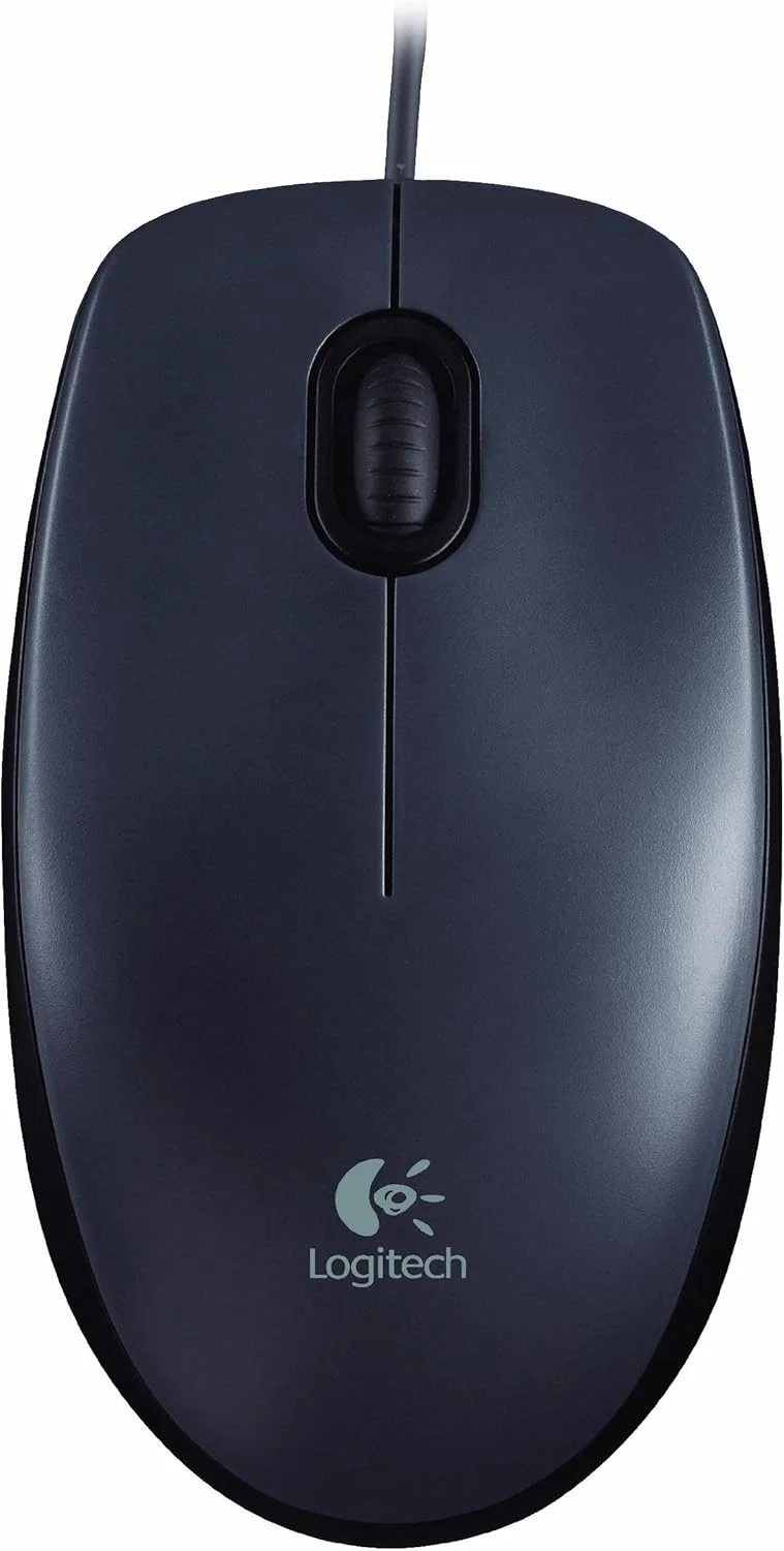 موس سیم دار USB لاجیتک مدل M90 (مشکی)