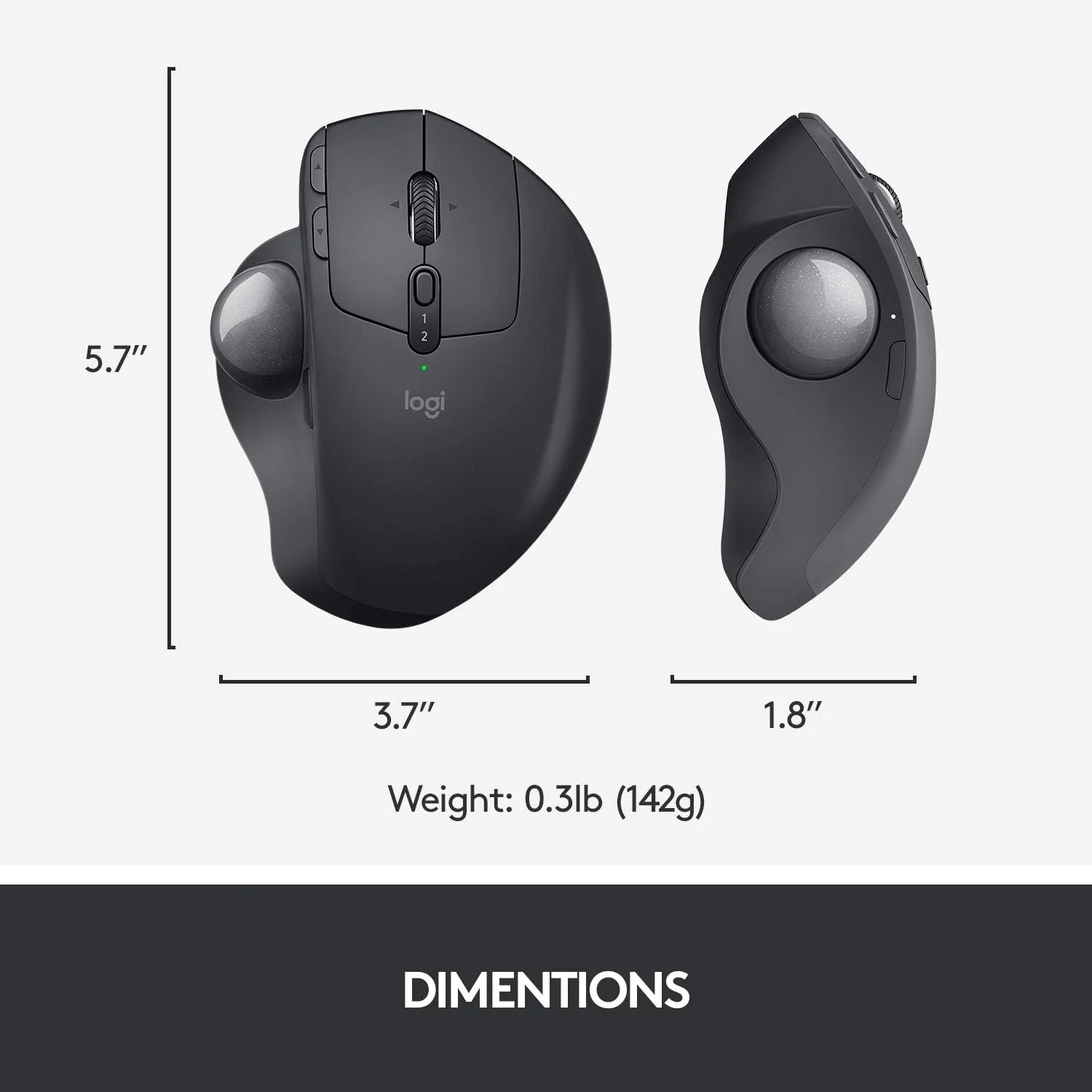 ماوس ترک بال بی سیم Logitech MX Ergo، طراحی ارگونومیک، انتقال محتوا بین 2 ویندوز و کامپیوتر اپل مک (بلوتوث یا USB)، قابل شارژ - با اشتراک رایگان Adobe Creative Cloud ماوس ترک بال بی سیم Logitech MX Ergo، طراحی ارگونومیک، انتقال محتوا بین 2 ویندوز و کامپیوتر اپل مک (بلوتوث یا USB)، قابل شارژ - با اشتراک رایگان Adobe Creative Cloud