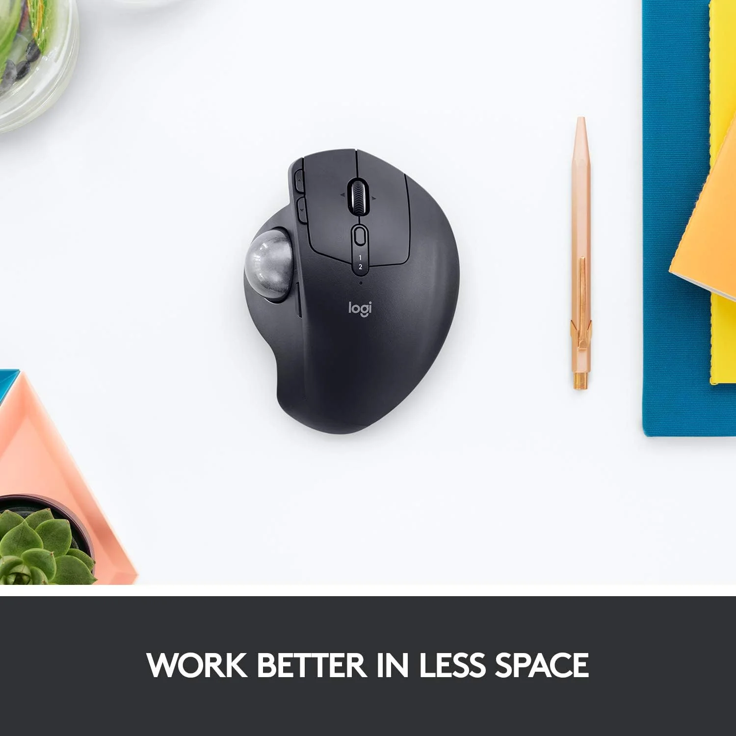 ماوس ترک بال بی سیم Logitech MX Ergo، طراحی ارگونومیک، انتقال محتوا بین 2 ویندوز و کامپیوتر اپل مک (بلوتوث یا USB)، قابل شارژ - با اشتراک رایگان Adobe Creative Cloud ماوس ترک بال بی سیم Logitech MX Ergo، طراحی ارگونومیک، انتقال محتوا بین 2 ویندوز و کامپیوتر اپل مک (بلوتوث یا USB)، قابل شارژ - با اشتراک رایگان Adobe Creative Cloud
