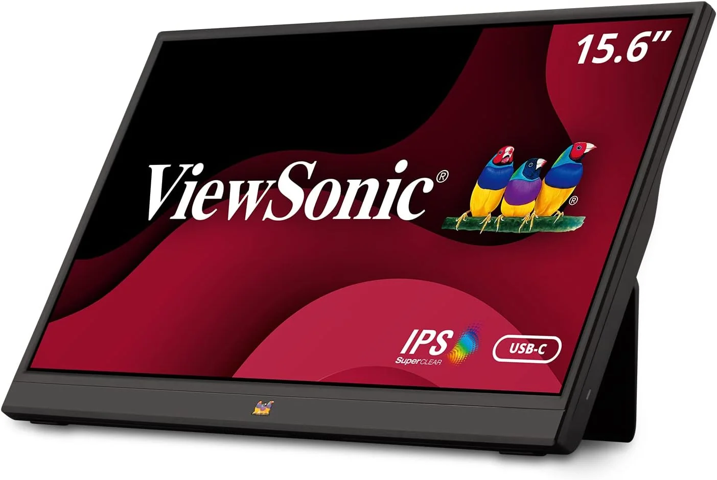مانیتور قابل حمل ویوسونیک VA1655-3، 16 اینچ، FHD (Full HD)، 60 هرتز، 7 میلی‌ثانیه، Mini HDMI: USB 3.2 Type C با حالت DisplayPort Alt