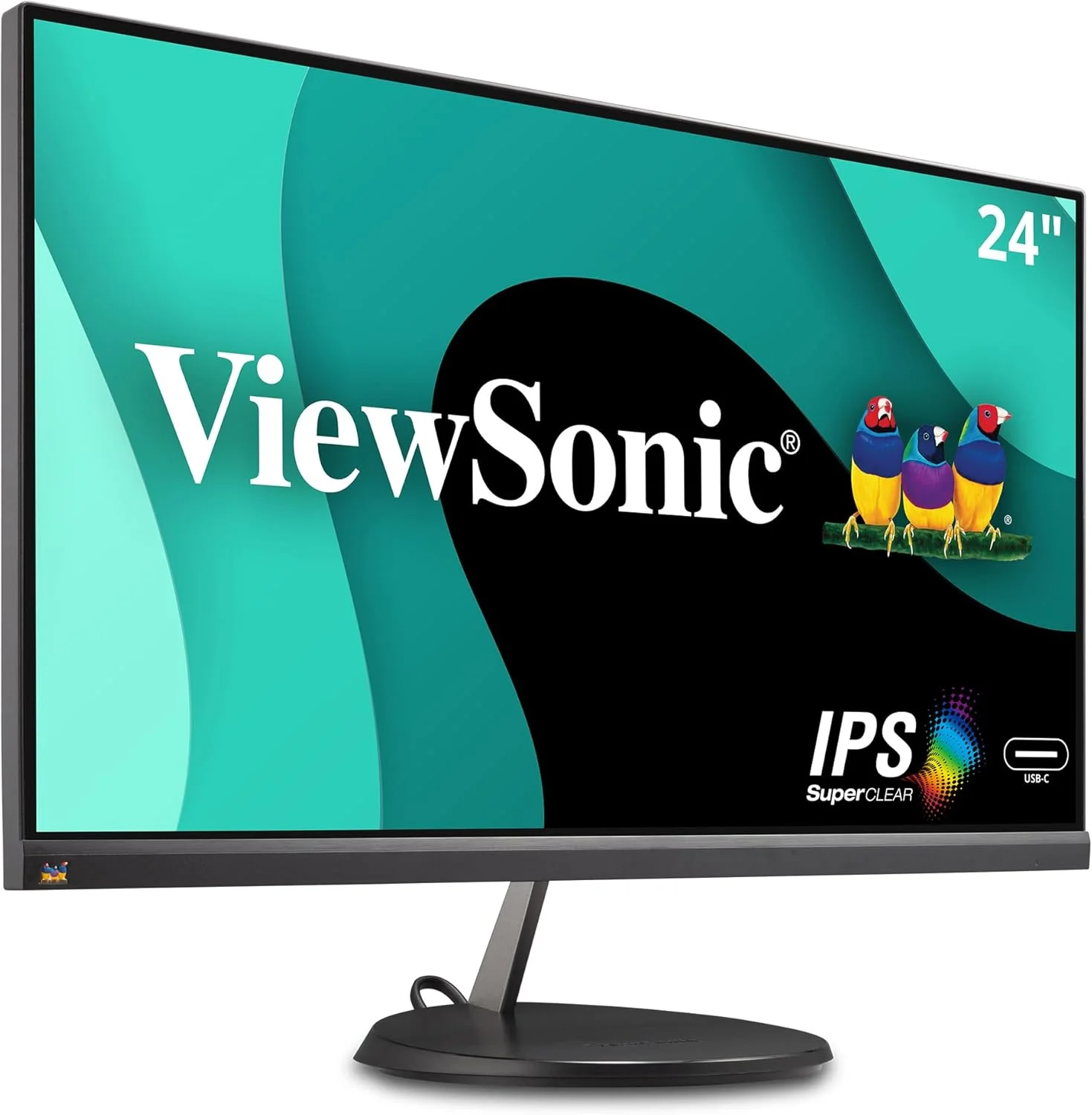 مانیتور 24 اینچی بدون حاشیه ویوسونیک VX2485-MHU با کیفیت 1080p و پنل IPS و پورت USB 3.2 Type C