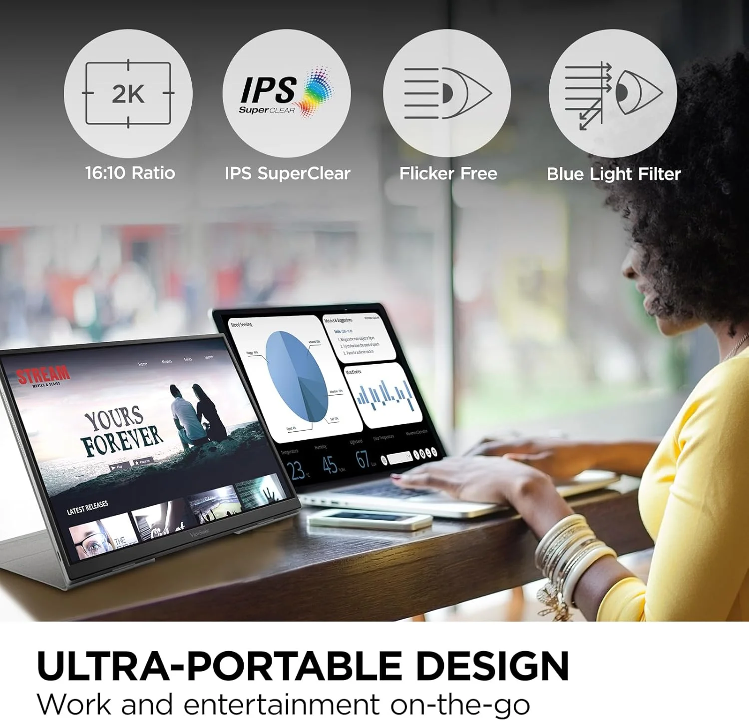 مانیتور قابل حمل ویوسونیک VG1656-2K مانیتور قابل حمل ویوسونیک VG1656-2K