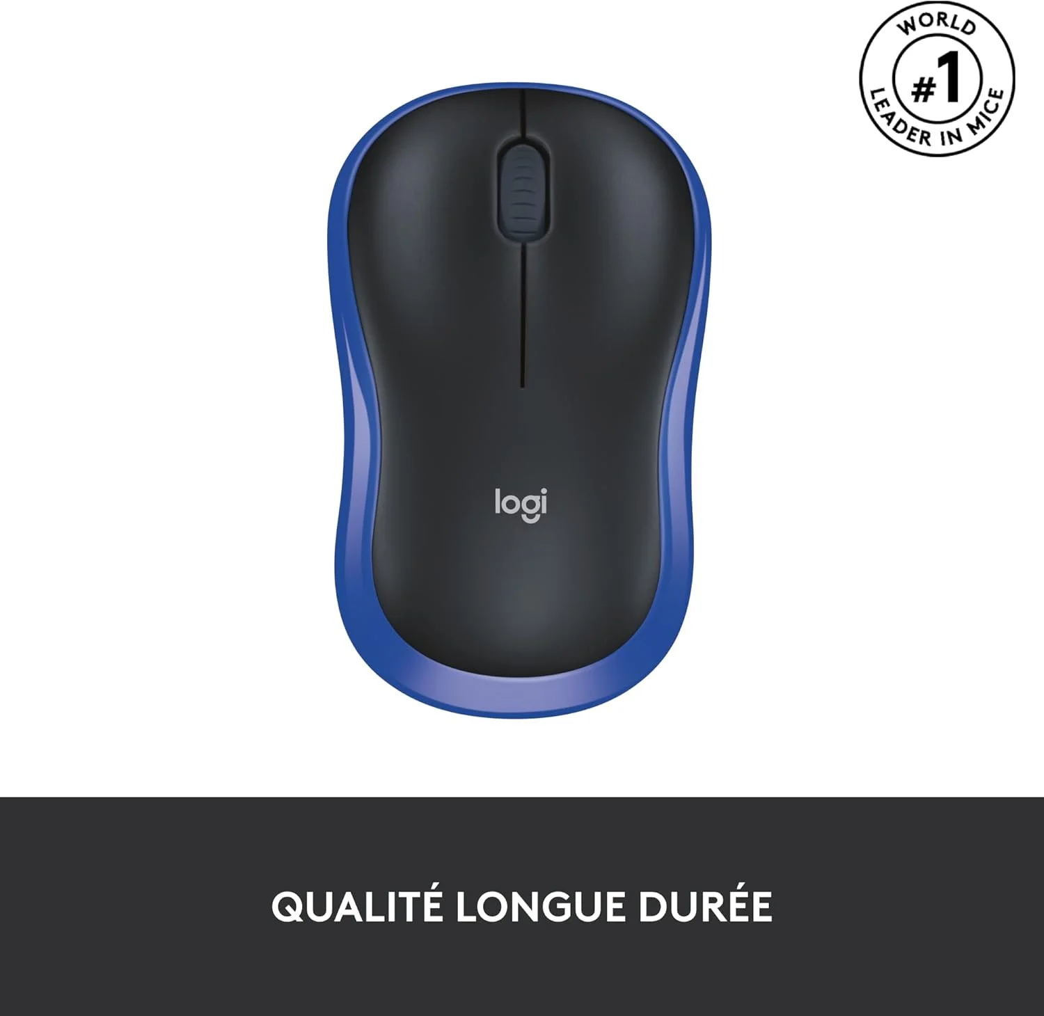 Logitech Mouse Wireless Blue M185