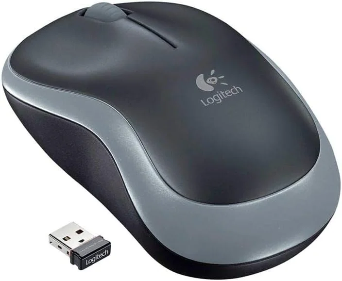 موس بی سیم لاجیتک مدل M185، خاکستری