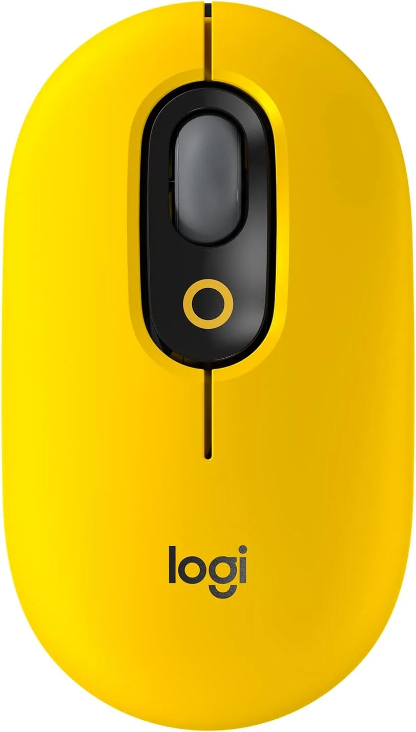 موس بی سیم لاجیتک POP با ایموجی های قابل تنظیم، فناوری SilentTouch، اسکرول دقیق/سرعتی، طراحی جمع و جور، بلوتوث، چند دستگاهی، سازگار با سیستم عامل - Blast.