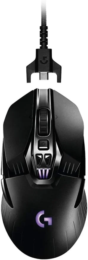 موس گیمینگ حرفه ای سیم دار/بی سیم لاجیتک مدل G900 Chaos Spectrum، موس دو طرفه