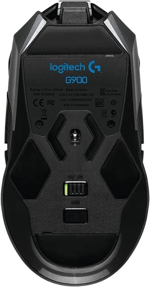 موس گیمینگ حرفه ای سیم دار/بی سیم لاجیتک مدل G900 Chaos Spectrum، موس دو طرفه