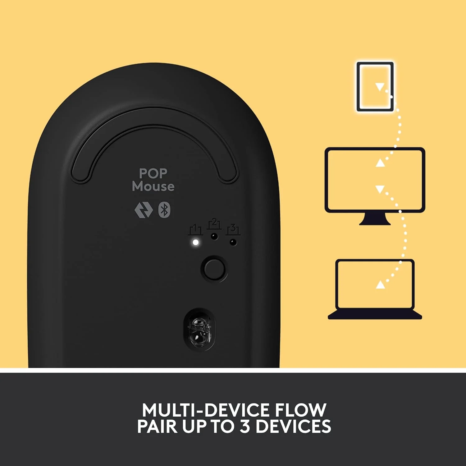موس بی سیم لاجیتک POP با ایموجی های قابل تنظیم، فناوری SilentTouch، اسکرول دقیق/سرعتی، طراحی جمع و جور، بلوتوث، چند دستگاهی، سازگار با سیستم عامل - Blast. موس بی سیم لاجیتک POP با ایموجی های قابل تنظیم، فناوری SilentTouch، اسکرول دقیق/سرعتی، طراحی جمع و جور، بلوتوث، چند دستگاهی، سازگار با سیستم عامل - Blast.