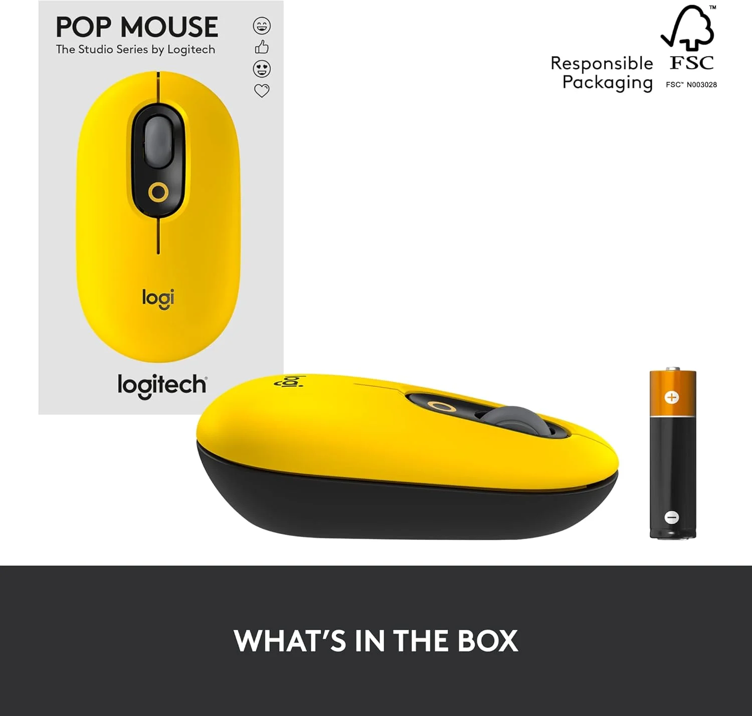 موس بی سیم لاجیتک POP با ایموجی های قابل تنظیم، فناوری SilentTouch، اسکرول دقیق/سرعتی، طراحی جمع و جور، بلوتوث، چند دستگاهی، سازگار با سیستم عامل - Blast. موس بی سیم لاجیتک POP با ایموجی های قابل تنظیم، فناوری SilentTouch، اسکرول دقیق/سرعتی، طراحی جمع و جور، بلوتوث، چند دستگاهی، سازگار با سیستم عامل - Blast.