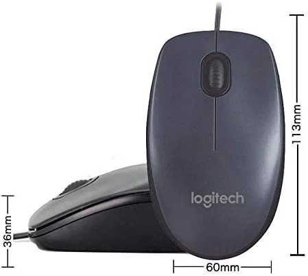 موس USB لاجیتک برای کامپیوتر و لپ تاپ - M90 موس USB لاجیتک برای کامپیوتر و لپ تاپ - M90