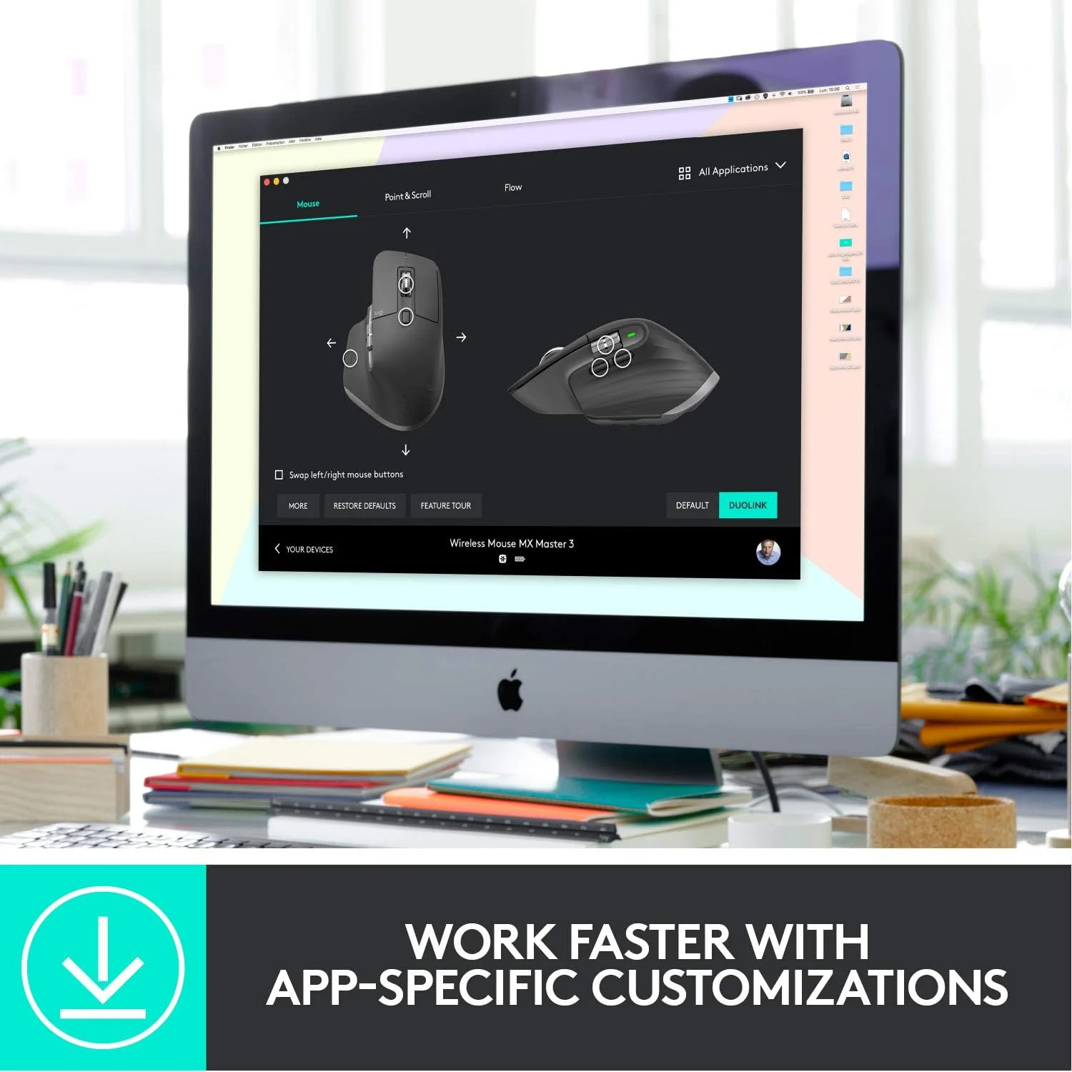 موس لیزری لاجیتک MX Master 3 Business - گرافیت موس لیزری لاجیتک MX Master 3 Business - گرافیت