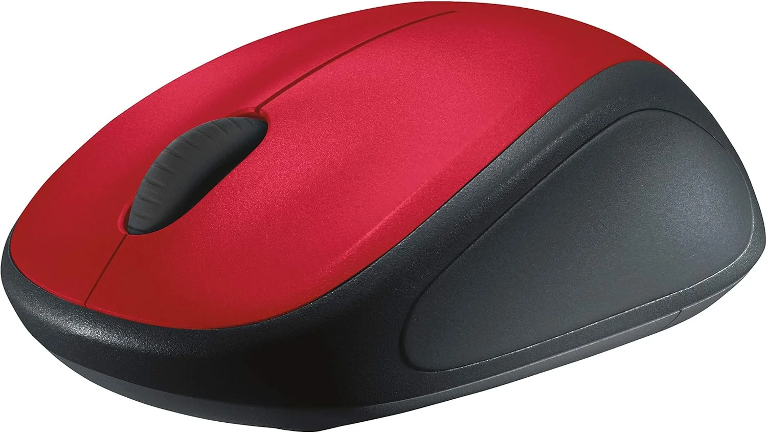 موس بی سیم لاجیتک M235، 2.4 گیگاهرتز با گیرنده USB یکپارچه، ردیابی اپتیکال 1000 DPI، باتری 12 ماهه، سازگار با PC، Mac، لپ تاپ، Chromebook - قرمز