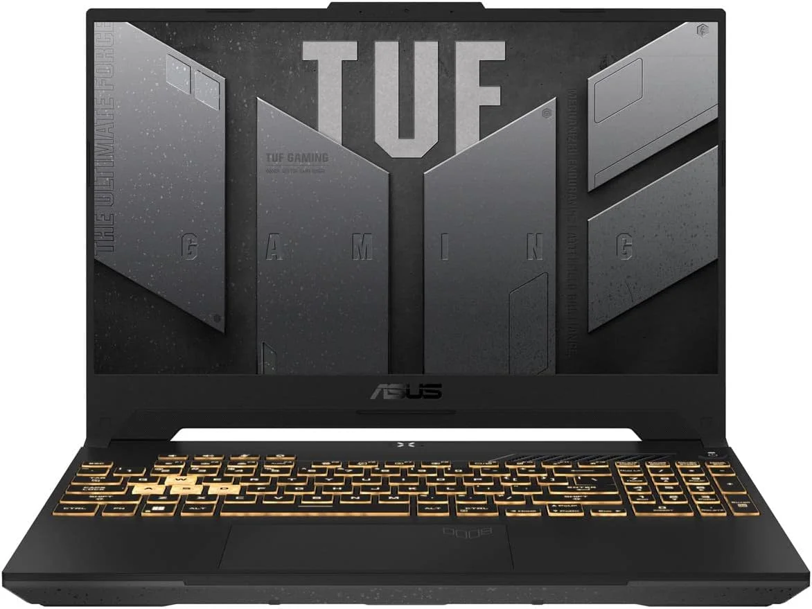 لپ تاپ گیمینگ ایسوس TUF Gaming F15 (2022)، صفحه نمایش 15.6 اینچی FHD 144 هرتز، GeForce RTX 3050، Intel Core i5-12500H، 16 گیگابایت DDR4، 512 گیگابایت PCIe SSD، Wi-Fi 6، ویندوز 11، FX507ZC-ES53، خاکستری مکانیکی