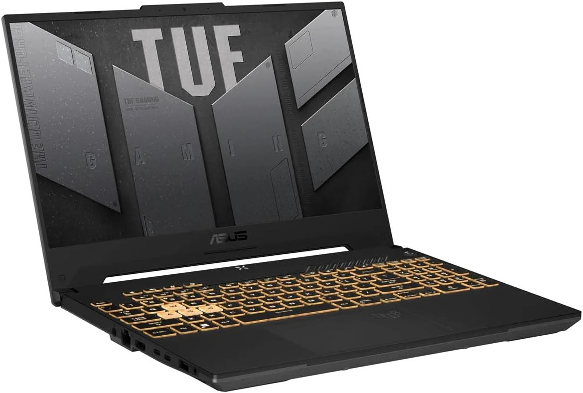 لپ تاپ گیمینگ ایسوس TUF Gaming F15 (2022)، صفحه نمایش 15.6 اینچی FHD 144 هرتز، GeForce RTX 3050، Intel Core i5-12500H، 16 گیگابایت DDR4، 512 گیگابایت PCIe SSD، Wi-Fi 6، ویندوز 11، FX507ZC-ES53، خاکستری مکانیکی لپ تاپ گیمینگ ایسوس TUF Gaming F15 (2022)، صفحه نمایش 15.6 اینچی FHD 144 هرتز، GeForce RTX 3050، Intel Core i5-12500H، 16 گیگابایت DDR4، 512 گیگابایت PCIe SSD، Wi-Fi 6، ویندوز 11، FX507ZC-ES53، خاکستری مکانیکی