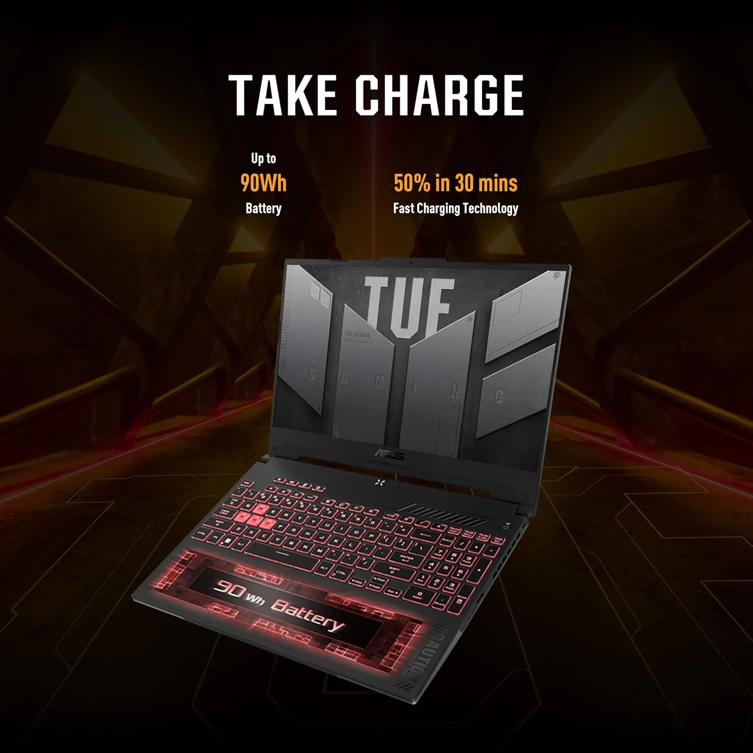 لپ تاپ گیمینگ ایسوس TUF Gaming A15 (2023)، صفحه نمایش 15.6 اینچی FHD 144Hz، پوشش 100% sRGB، کارت گرافیک GeForce RTX 4060، پردازنده AMD Ryzen 7 7735HS، رم 16 گیگابایتی DDR5، حافظه SSD 1 ترابایتی PCIe، Wi-Fi 6، ویندوز 11، مدل FA507NV-EH74 لپ تاپ گیمینگ ایسوس TUF Gaming A15 (2023)، صفحه نمایش 15.6 اینچی FHD 144Hz، پوشش 100% sRGB، کارت گرافیک GeForce RTX 4060، پردازنده AMD Ryzen 7 7735HS، رم 16 گیگابایتی DDR5، حافظه SSD 1 ترابایتی PCIe، Wi-Fi 6، ویندوز 11، مدل FA507NV-EH74
