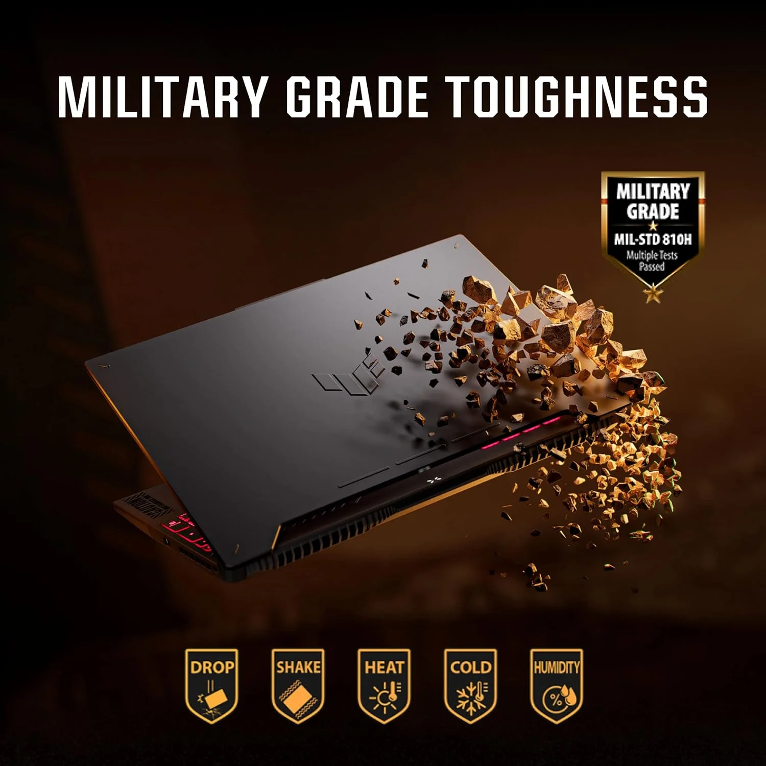 لپ تاپ گیمینگ ایسوس TUF Gaming A15 (2023)، صفحه نمایش 15.6 اینچی FHD 144Hz، پوشش 100% sRGB، کارت گرافیک GeForce RTX 4060، پردازنده AMD Ryzen 7 7735HS، رم 16 گیگابایتی DDR5، حافظه SSD 1 ترابایتی PCIe، Wi-Fi 6، ویندوز 11، مدل FA507NV-EH74 لپ تاپ گیمینگ ایسوس TUF Gaming A15 (2023)، صفحه نمایش 15.6 اینچی FHD 144Hz، پوشش 100% sRGB، کارت گرافیک GeForce RTX 4060، پردازنده AMD Ryzen 7 7735HS، رم 16 گیگابایتی DDR5، حافظه SSD 1 ترابایتی PCIe، Wi-Fi 6، ویندوز 11، مدل FA507NV-EH74