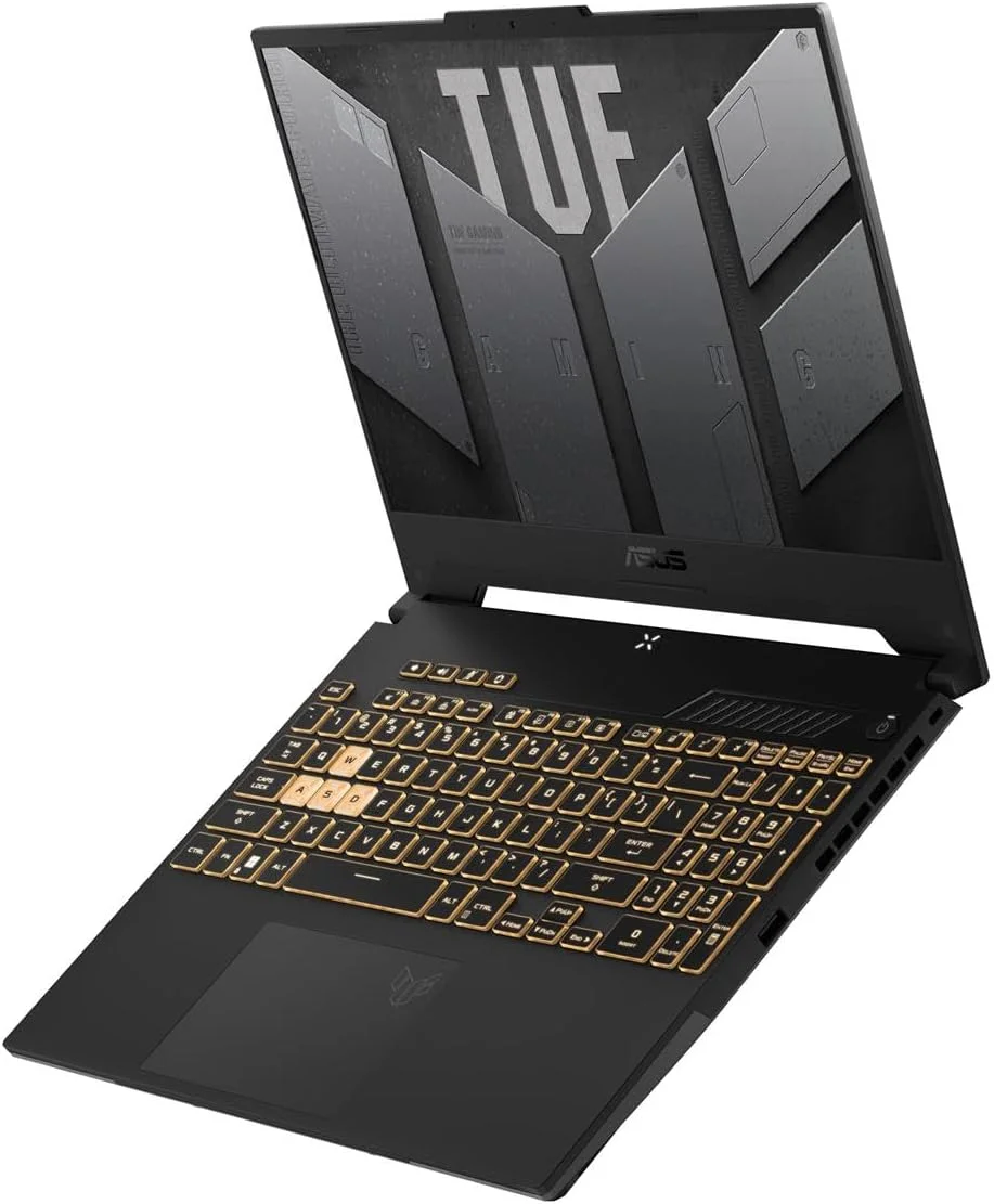 لپ تاپ گیمینگ ایسوس TUF Gaming F15 (2022)، صفحه نمایش 15.6 اینچی FHD 144 هرتز، GeForce RTX 3050، Intel Core i5-12500H، 16 گیگابایت DDR4، 512 گیگابایت PCIe SSD، Wi-Fi 6، ویندوز 11، FX507ZC-ES53، خاکستری مکانیکی لپ تاپ گیمینگ ایسوس TUF Gaming F15 (2022)، صفحه نمایش 15.6 اینچی FHD 144 هرتز، GeForce RTX 3050، Intel Core i5-12500H، 16 گیگابایت DDR4، 512 گیگابایت PCIe SSD، Wi-Fi 6، ویندوز 11، FX507ZC-ES53، خاکستری مکانیکی