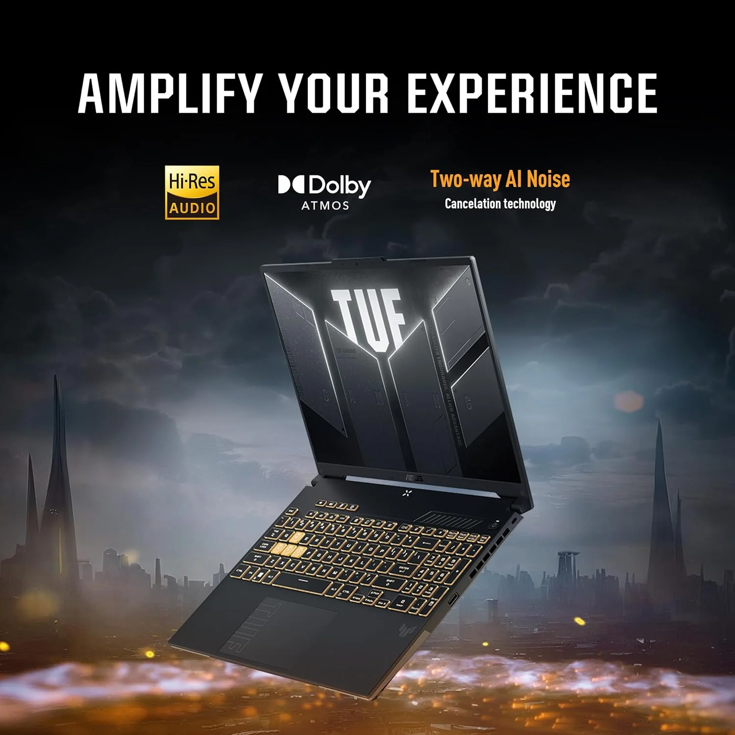 لپ تاپ گیمینگ ایسوس TUF Gaming F16، پردازنده Intel Core 5 210H، کارت گرافیک NVIDIA RTX 3050 6GB، رم 16 گیگابایت، SSD 512 گیگابایت، صفحه نمایش 16.0 اینچی FHD+ 144 هرتز، ویندوز 11، خاکستری مکا، [FX607VJ-RL012W]