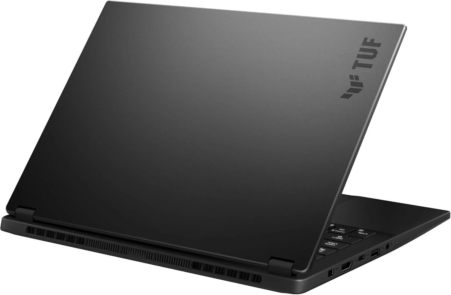 لپ تاپ گیمینگ ایسوس TUF مدل FA401WU-RG006W با پردازنده AMD Ryzen AI 9 HX 370، صفحه نمایش 14 اینچی WQXGA، رم 16 گیگابایتی LPDDR5x-SDRAM، حافظه SSD 1 ترابایتی، کارت گرافیک NVIDIA GeForce RTX 4050، وای فای 6E (802.11ax) و ویندوز 11 هوم - خاکستری