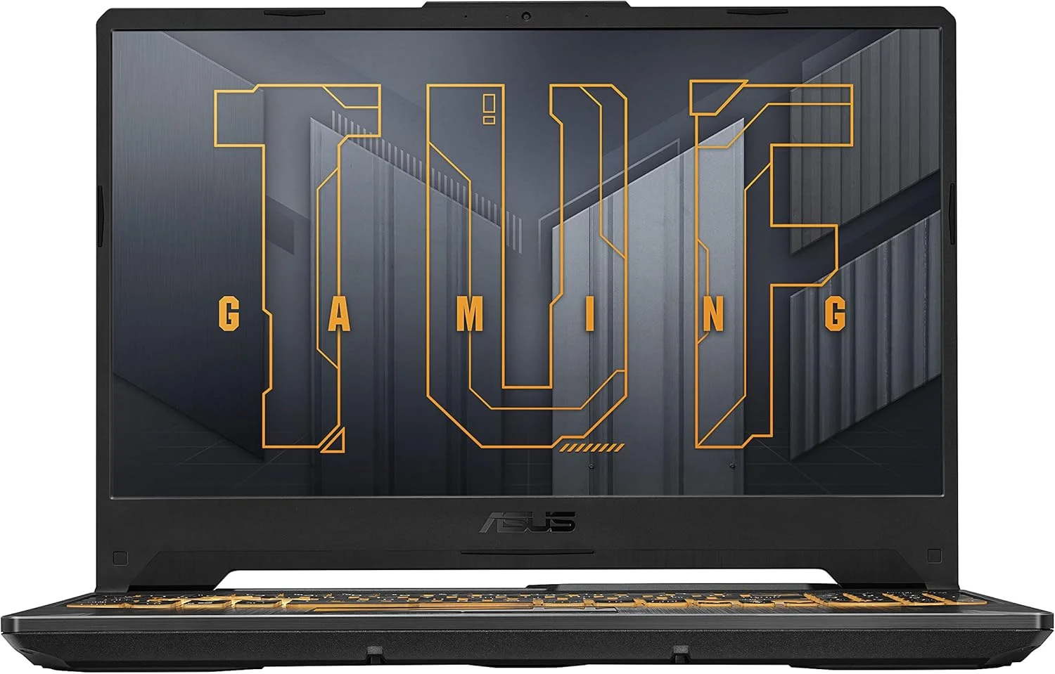 لپ تاپ گیمینگ ایسوس TUF Gaming A15، صفحه نمایش 15.6 اینچی FHD 144Hz، NVIDIA® GeForce RTX™ 3050، AMD Ryzen™ 5 7535HS، 8 گیگابایت DDR5، 512 گیگابایت PCIe® Gen4 NVMe™ SSD، Wi-Fi 6، ویندوز 11، FA506NC-ES51
