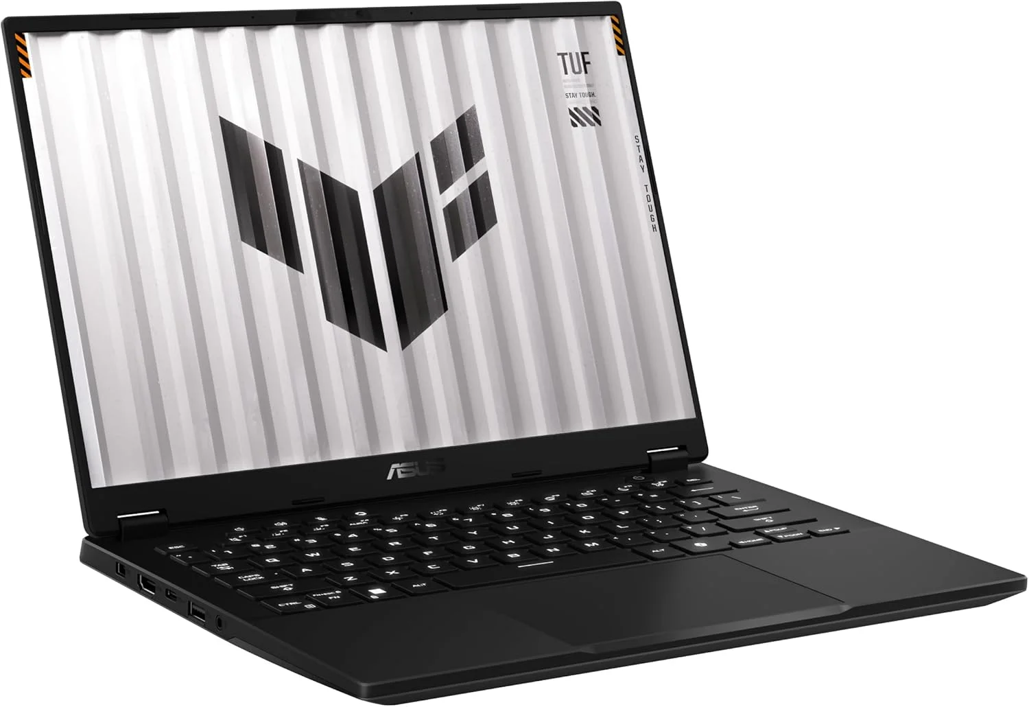 لپ تاپ گیمینگ ایسوس TUF مدل FA401WU-RG006W با پردازنده AMD Ryzen AI 9 HX 370، صفحه نمایش 14 اینچی WQXGA، رم 16 گیگابایتی LPDDR5x-SDRAM، حافظه SSD 1 ترابایتی، کارت گرافیک NVIDIA GeForce RTX 4050، وای فای 6E (802.11ax) و ویندوز 11 هوم - خاکستری